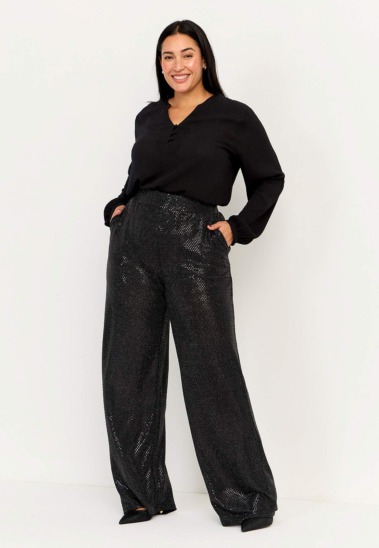 Partyhose mit Pailletten