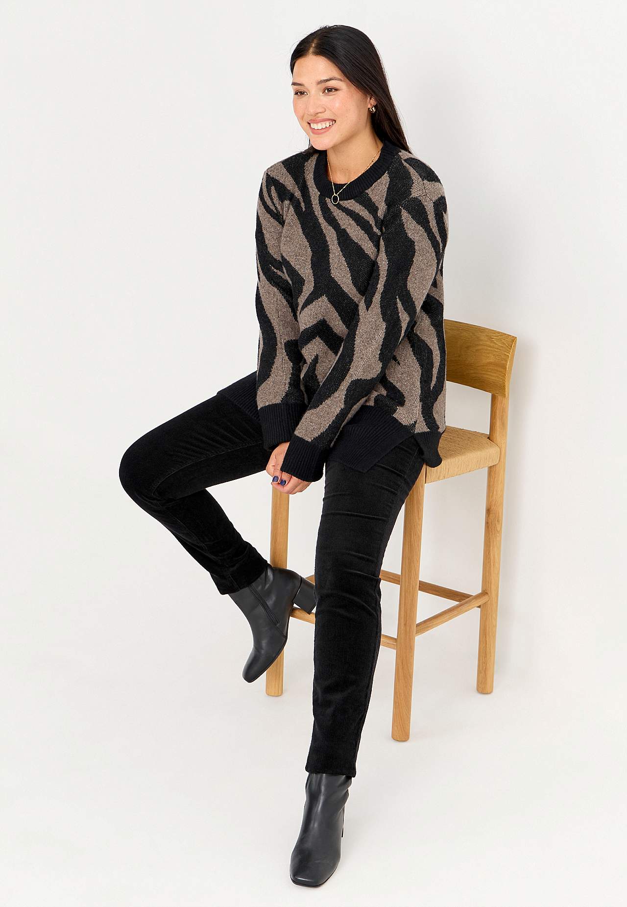 Treggings aus Kordsamt