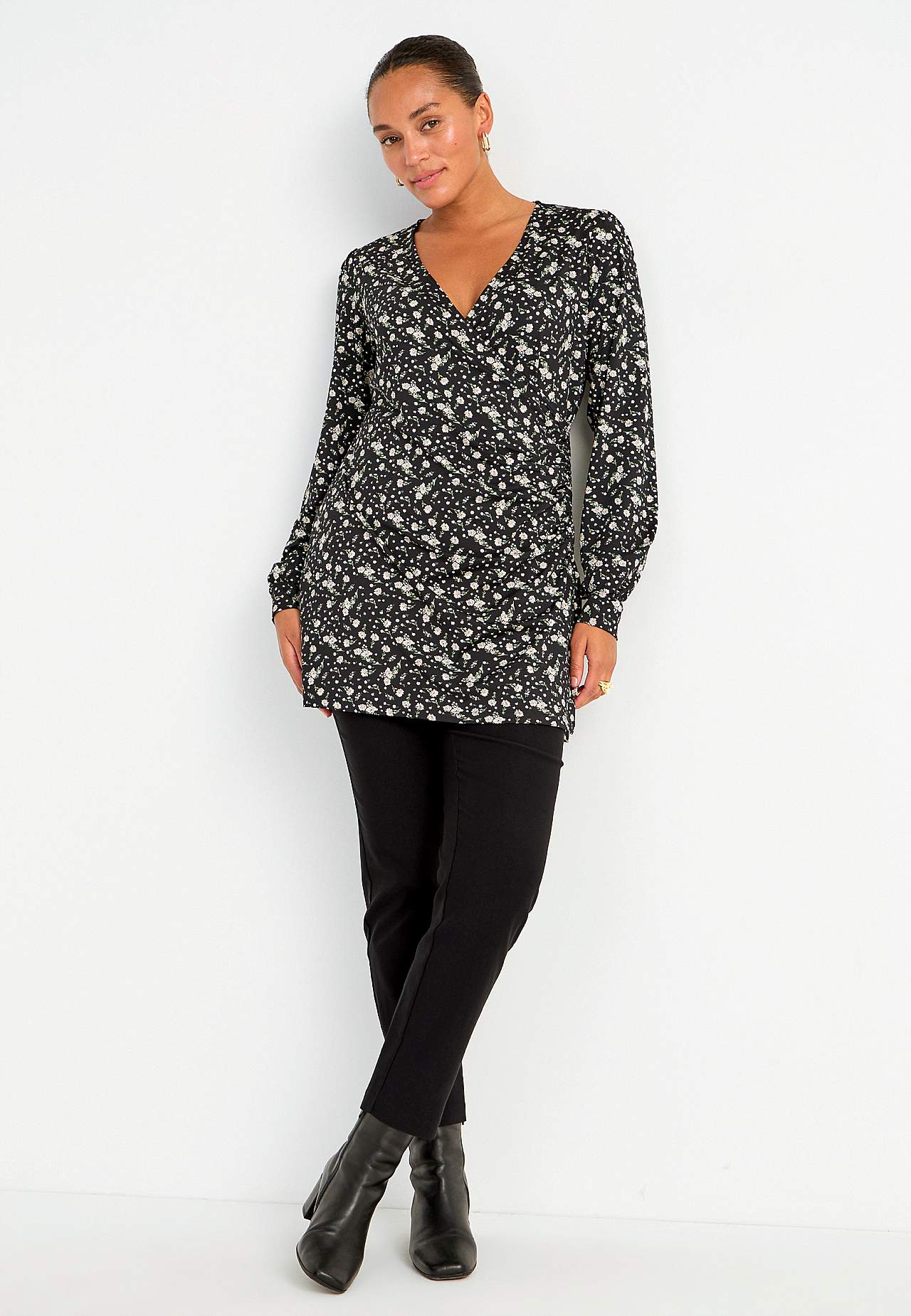 Bengalinhose mit breitem Bund Lena