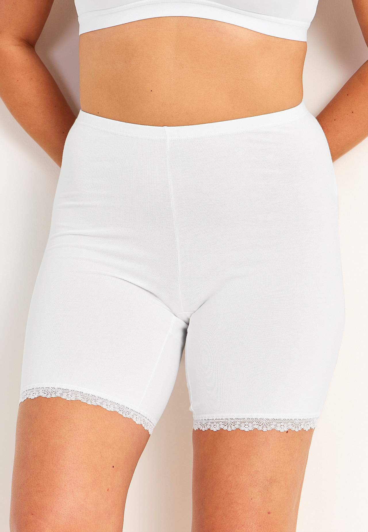Baumwollslip mit längerem Bein Elise 3er-Pack