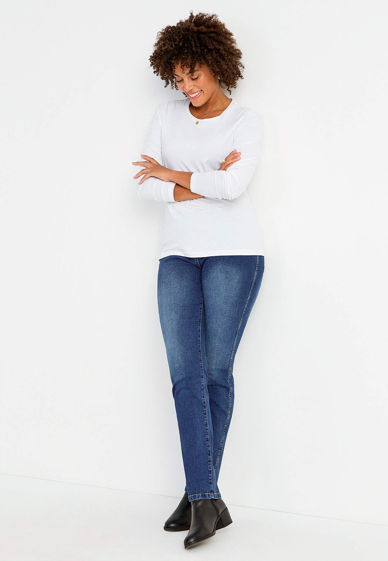 Jeggings mit schmalem Bein