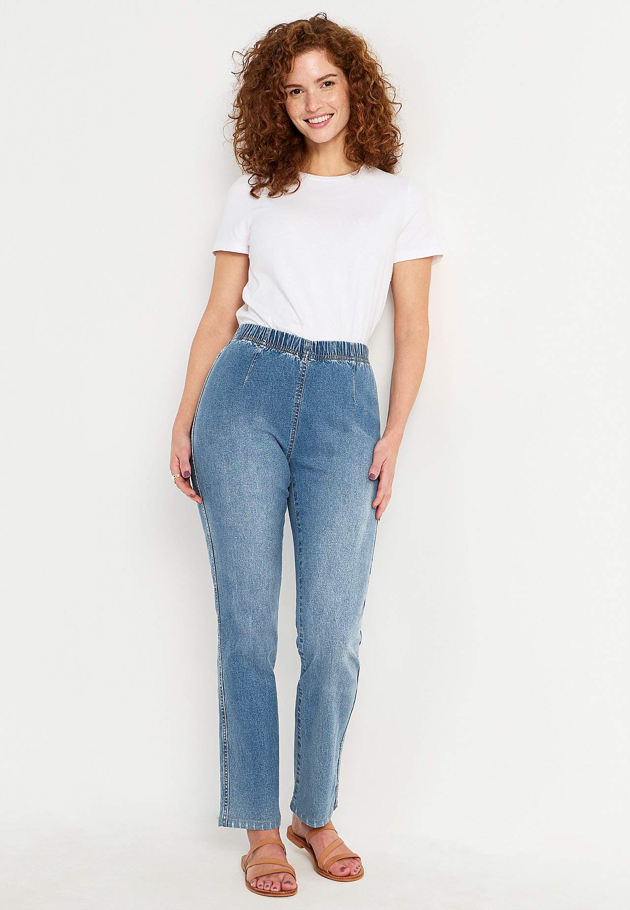 Jeggings mit schmalem Bein
