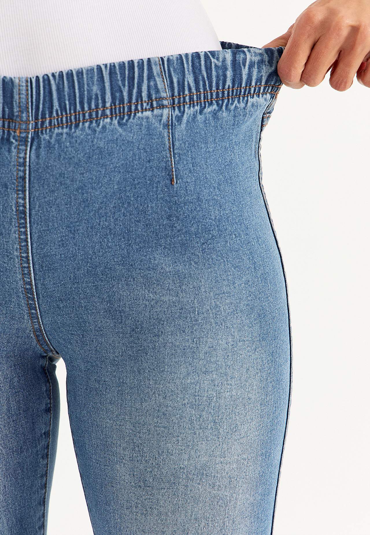 Jeggings mit schmalem Bein