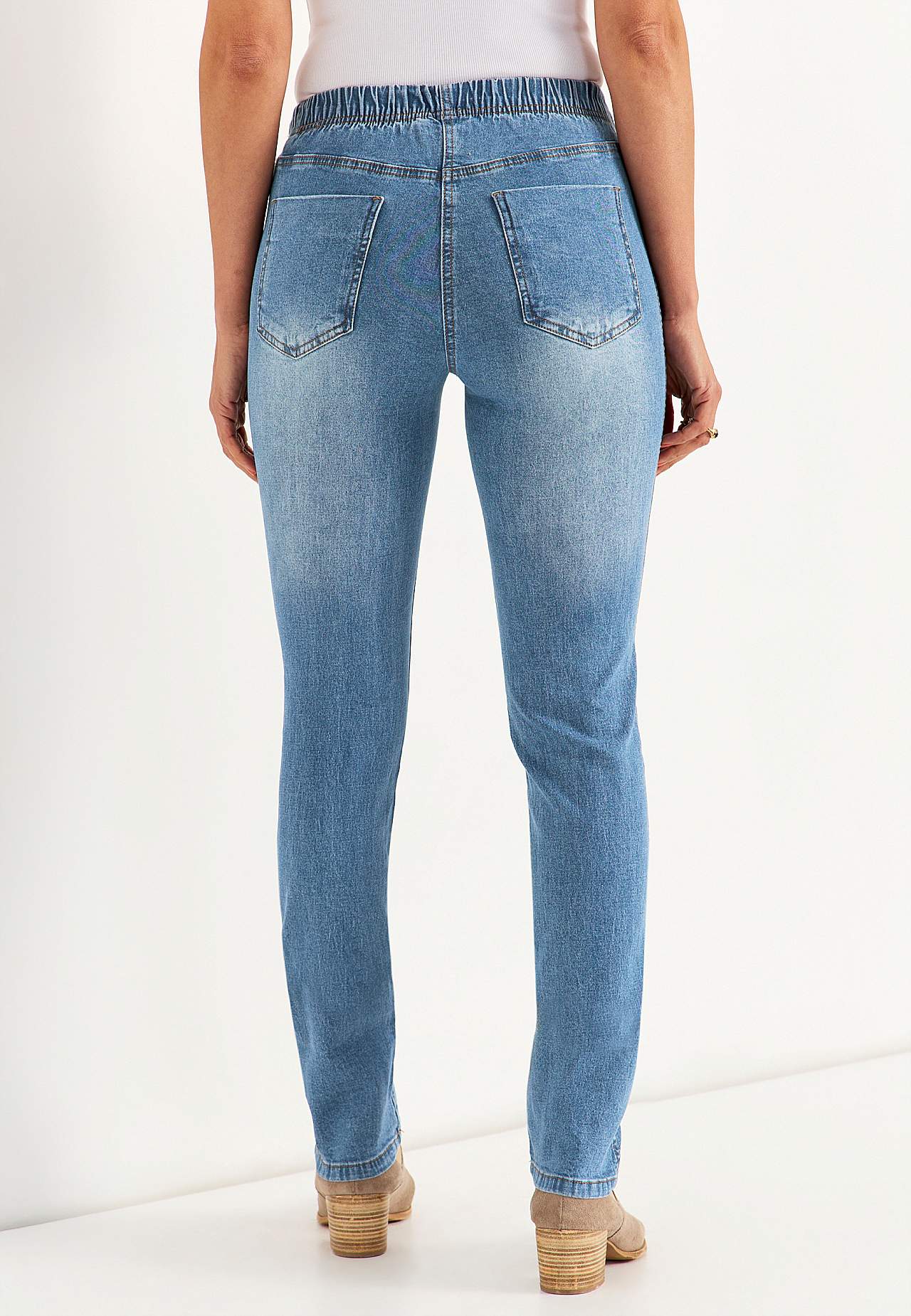 Jeggings mit schmalem Bein