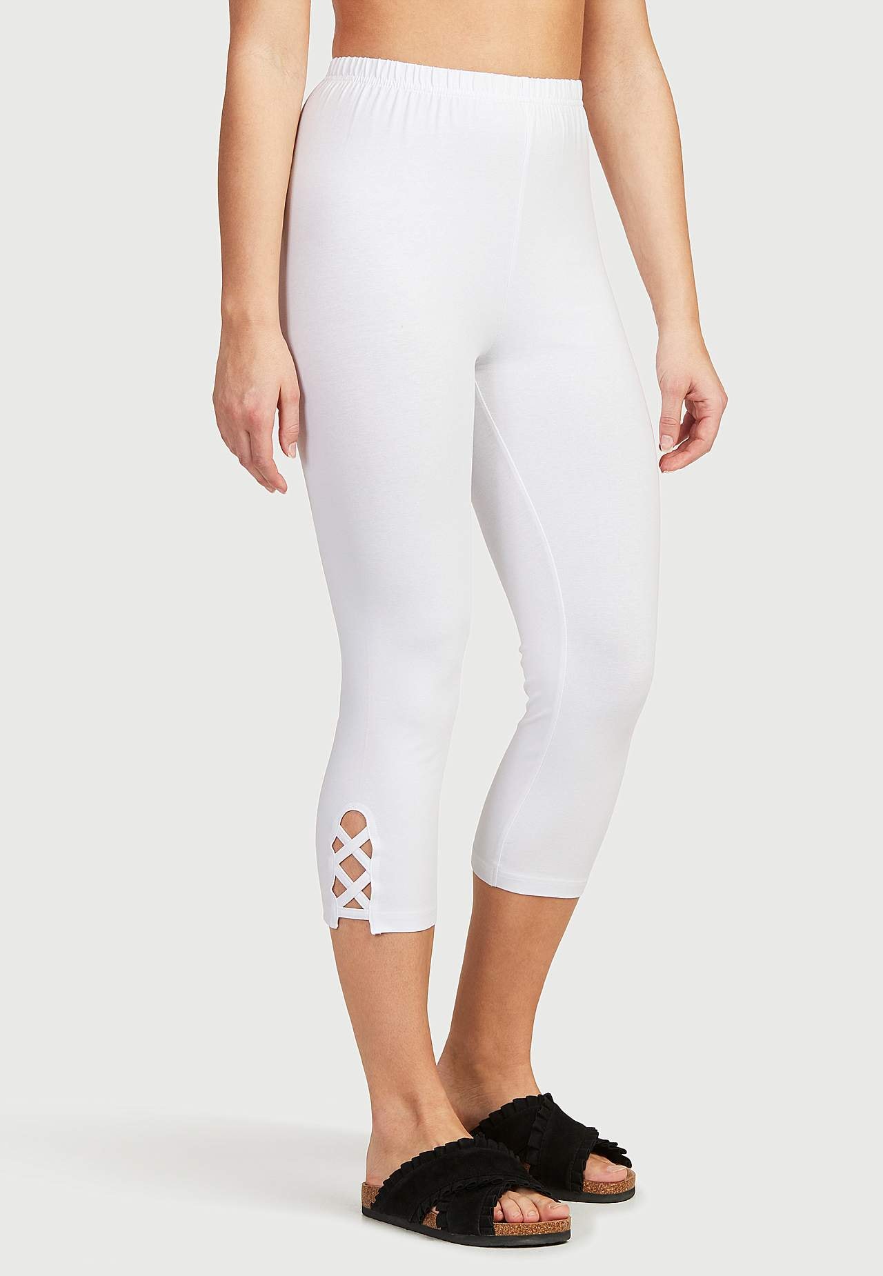 Capri-Leggings mit netten Details 2er-Pack