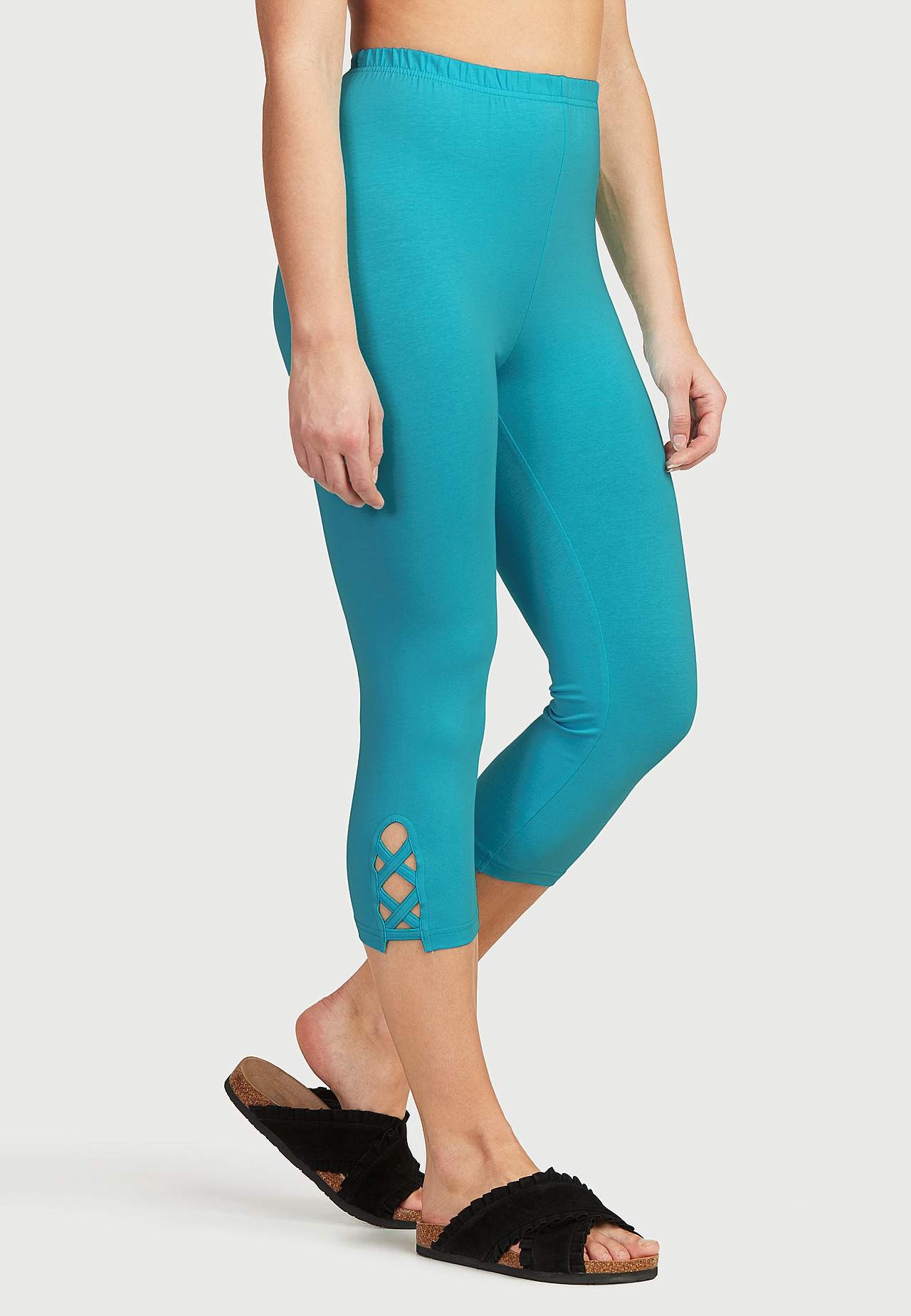 Capri-Leggings mit netten Details 2er-Pack