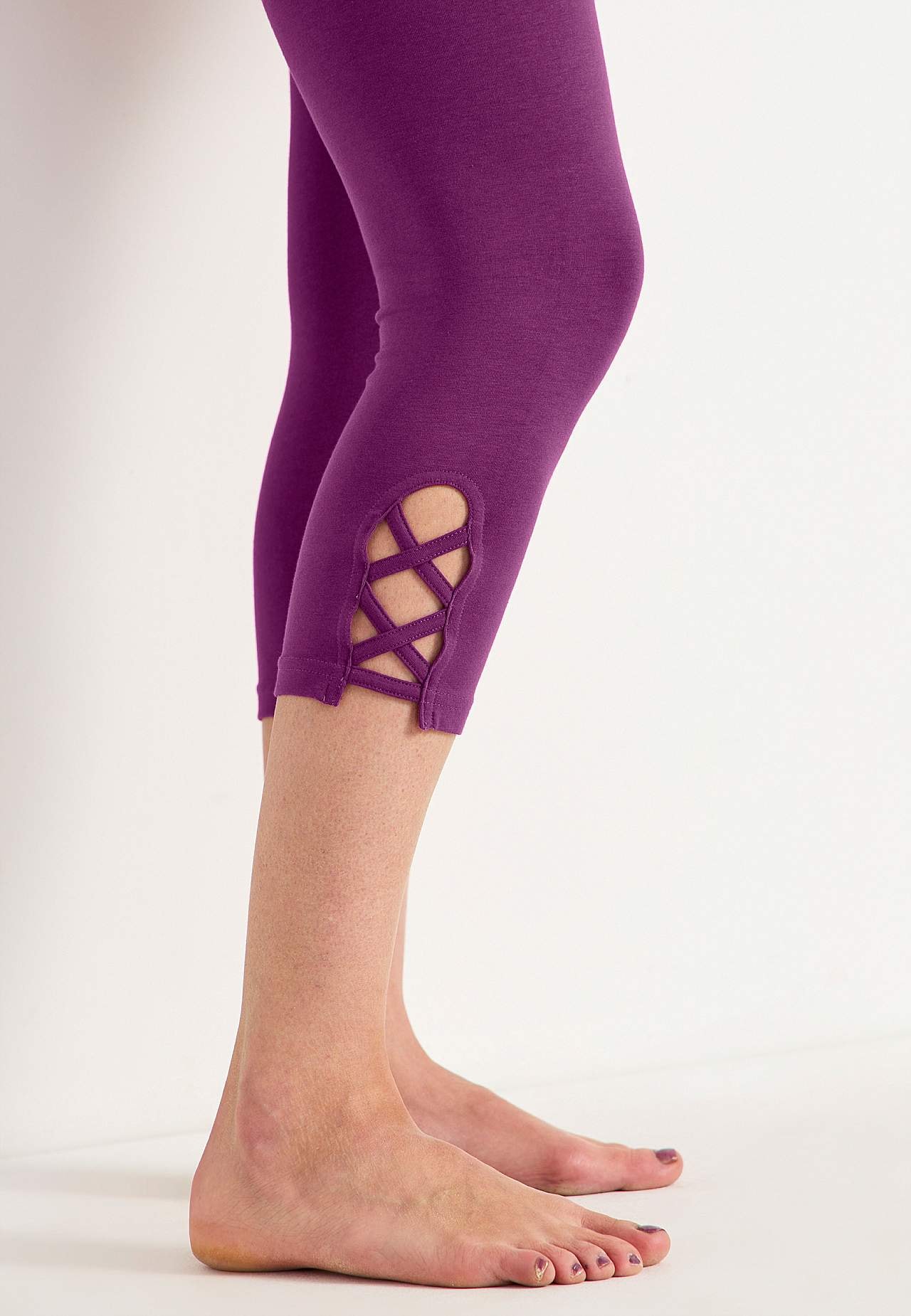 Capri-Leggings mit netten Details 2er-Pack