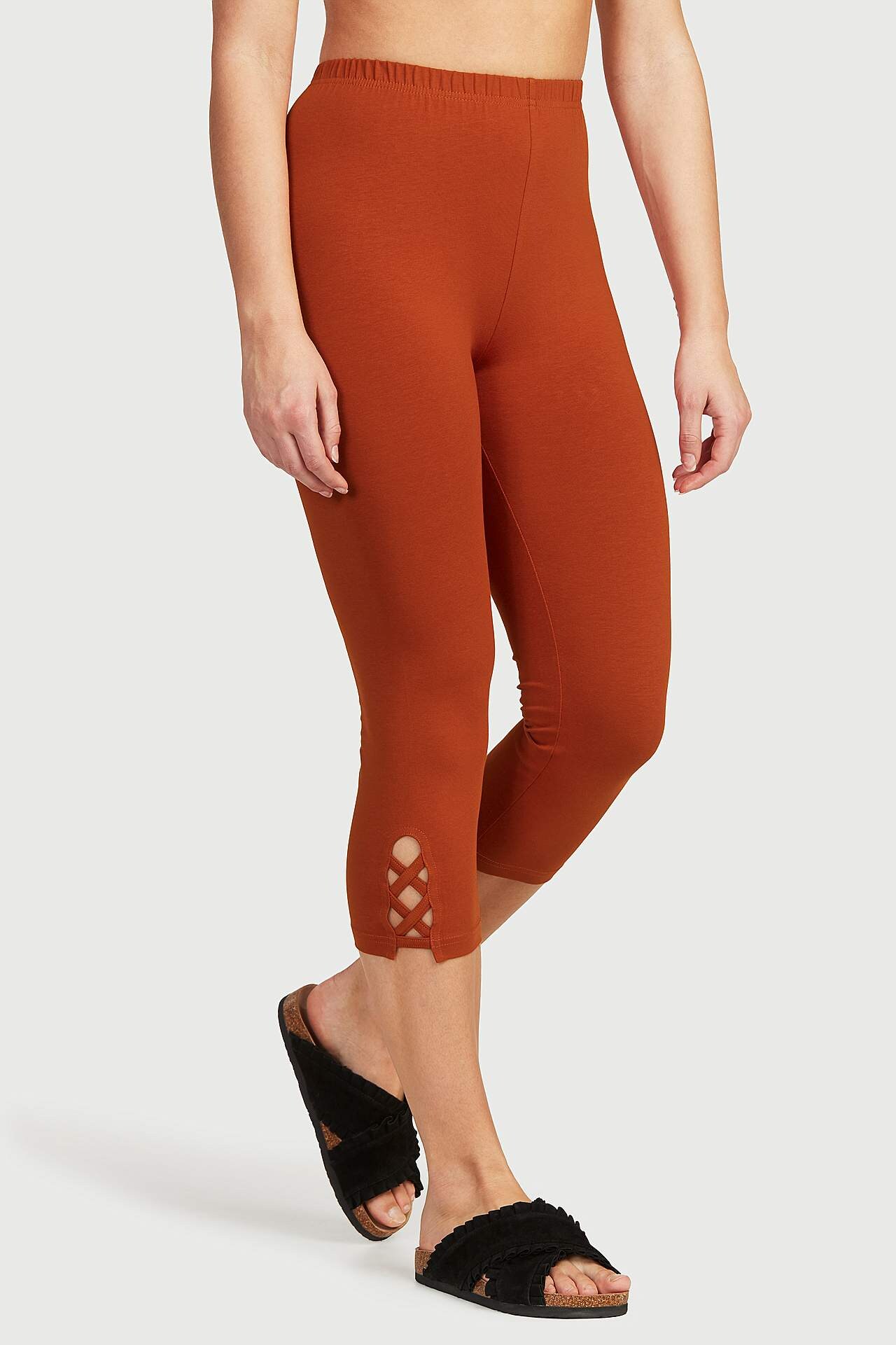 Capri-Leggings mit netten Details 2er-Pack