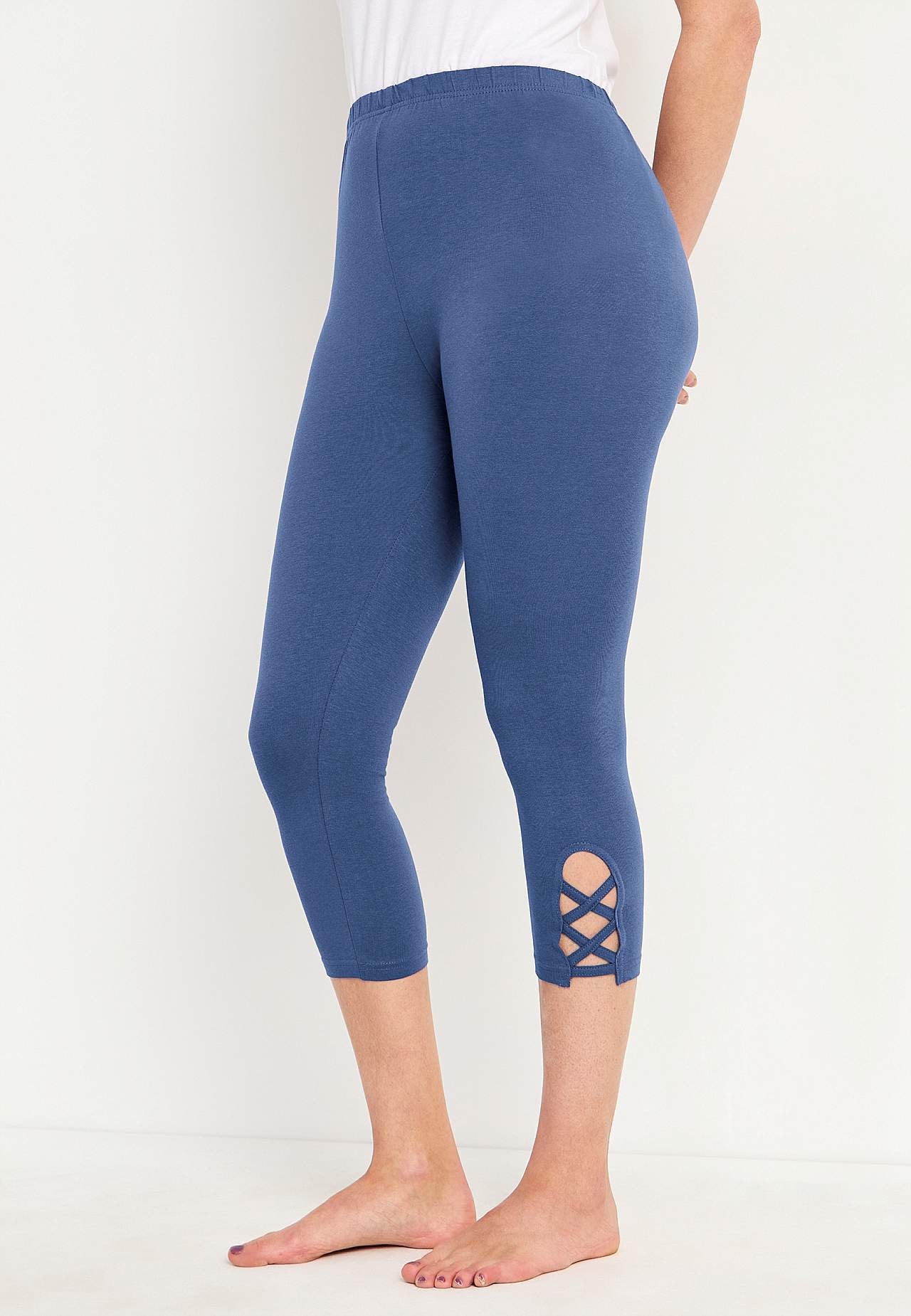 Capri-Leggings mit netten Details 2er-Pack