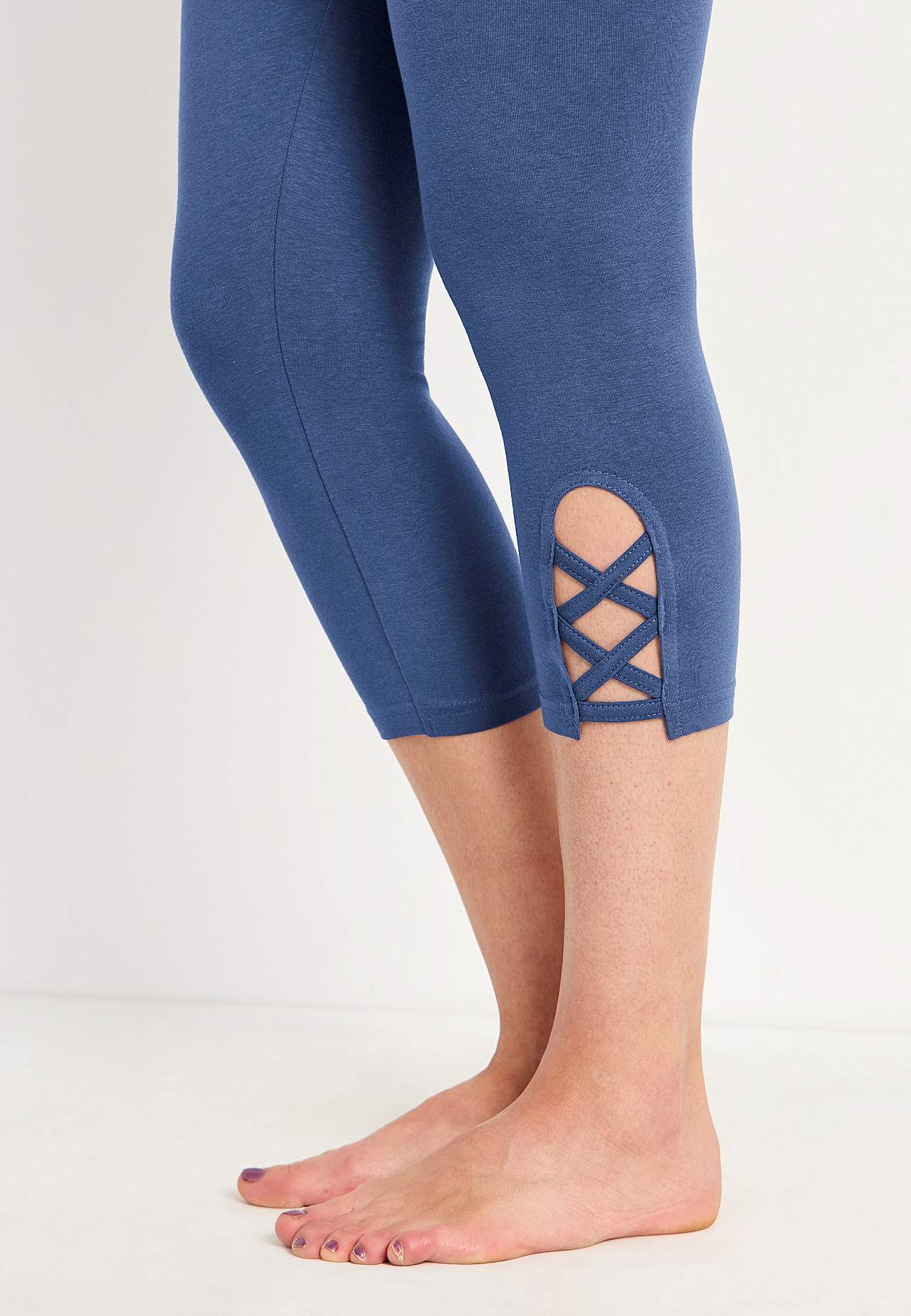 Capri-Leggings mit netten Details 2er-Pack