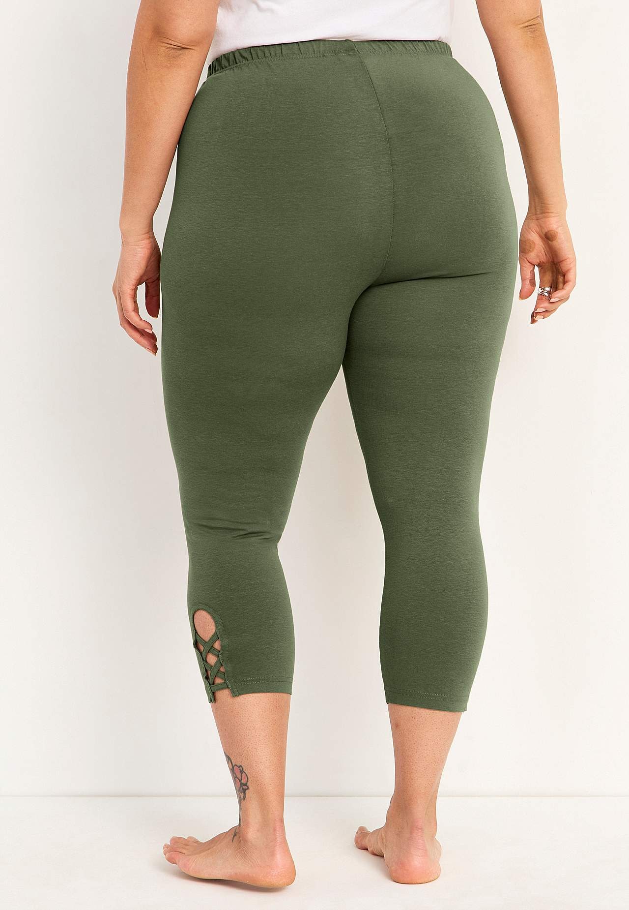 Capri-Leggings mit netten Details 2er-Pack