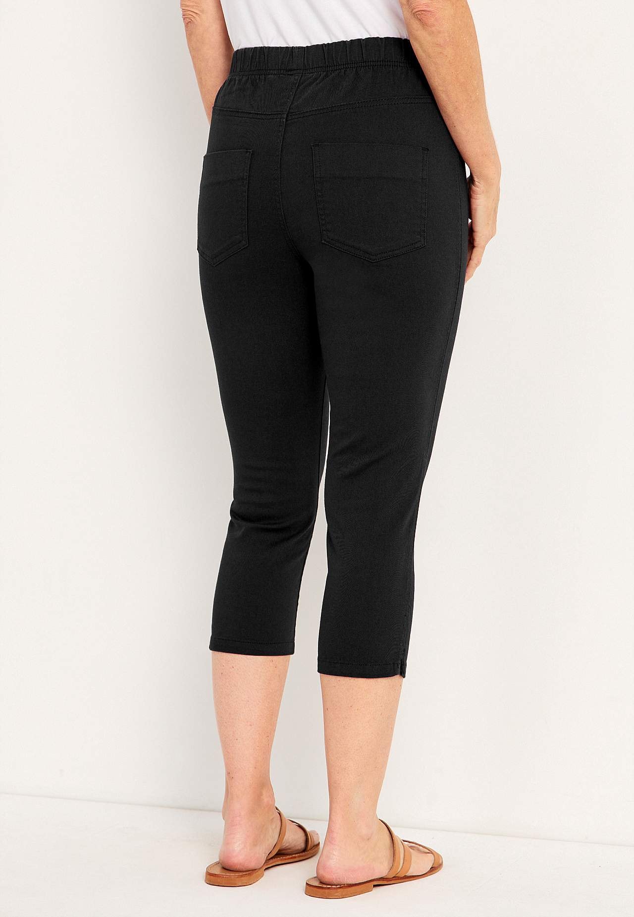 Bequeme Caprihose aus Baumwoll-Köper