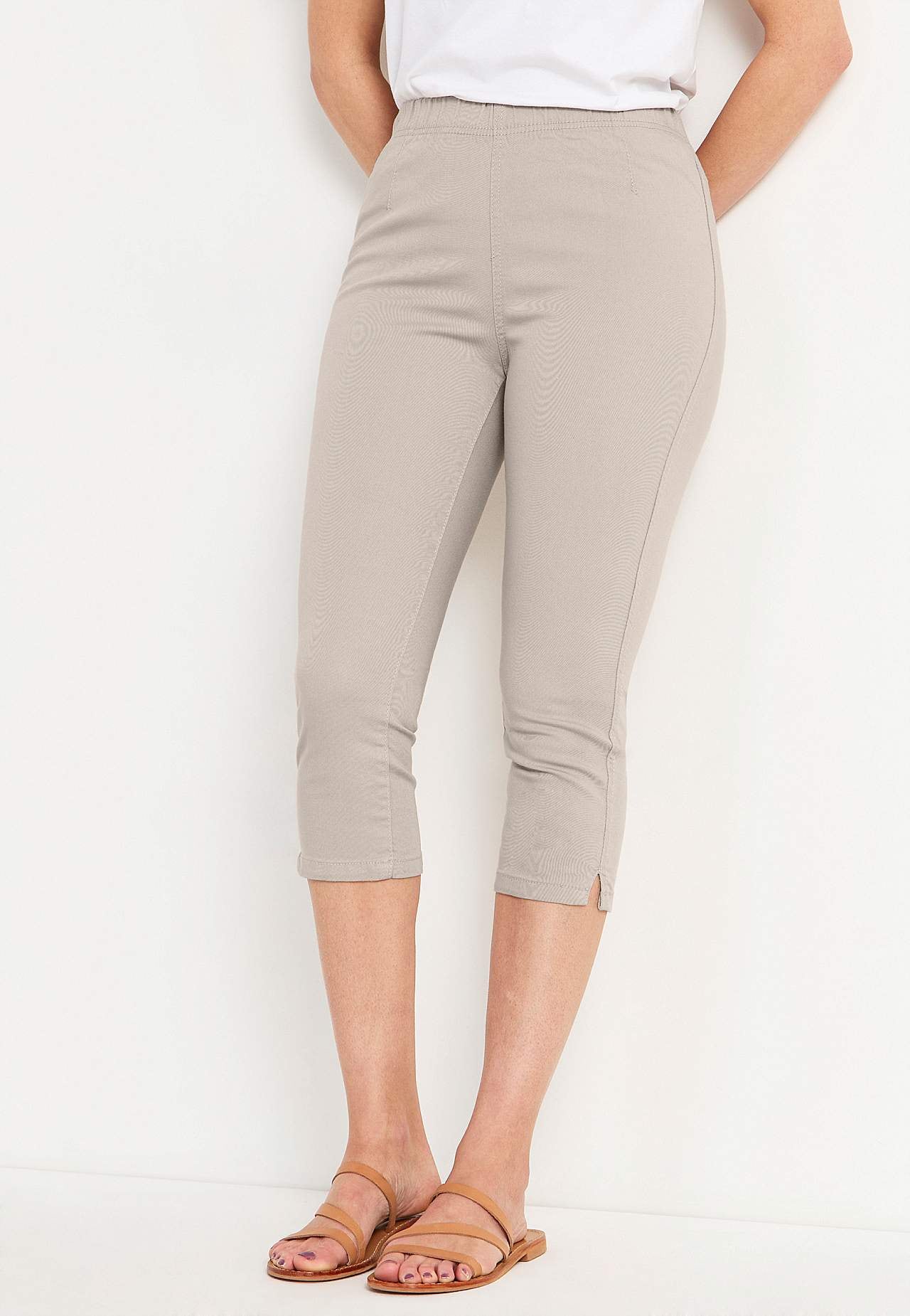 Bequeme Caprihose aus Baumwoll-Köper