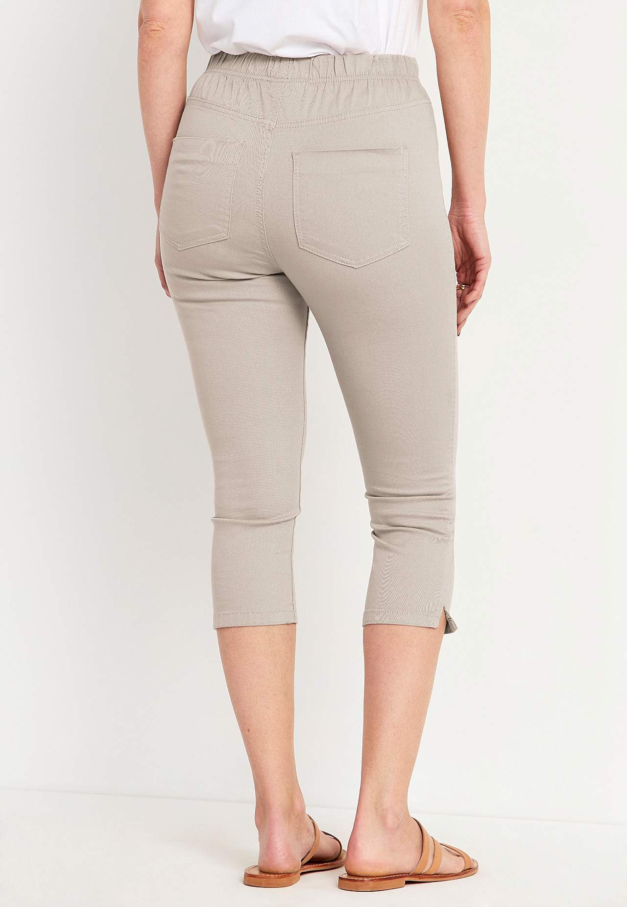 Bequeme Caprihose aus Baumwoll-Köper