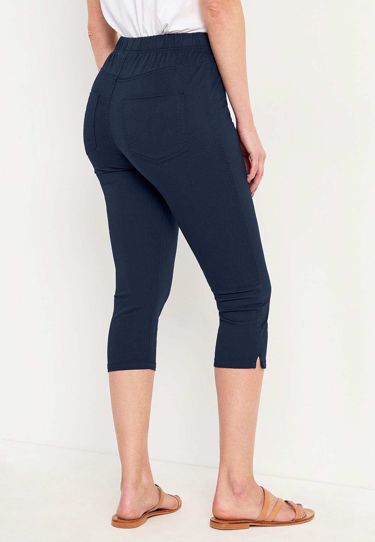 Bequeme Caprihose aus Baumwoll-Köper
