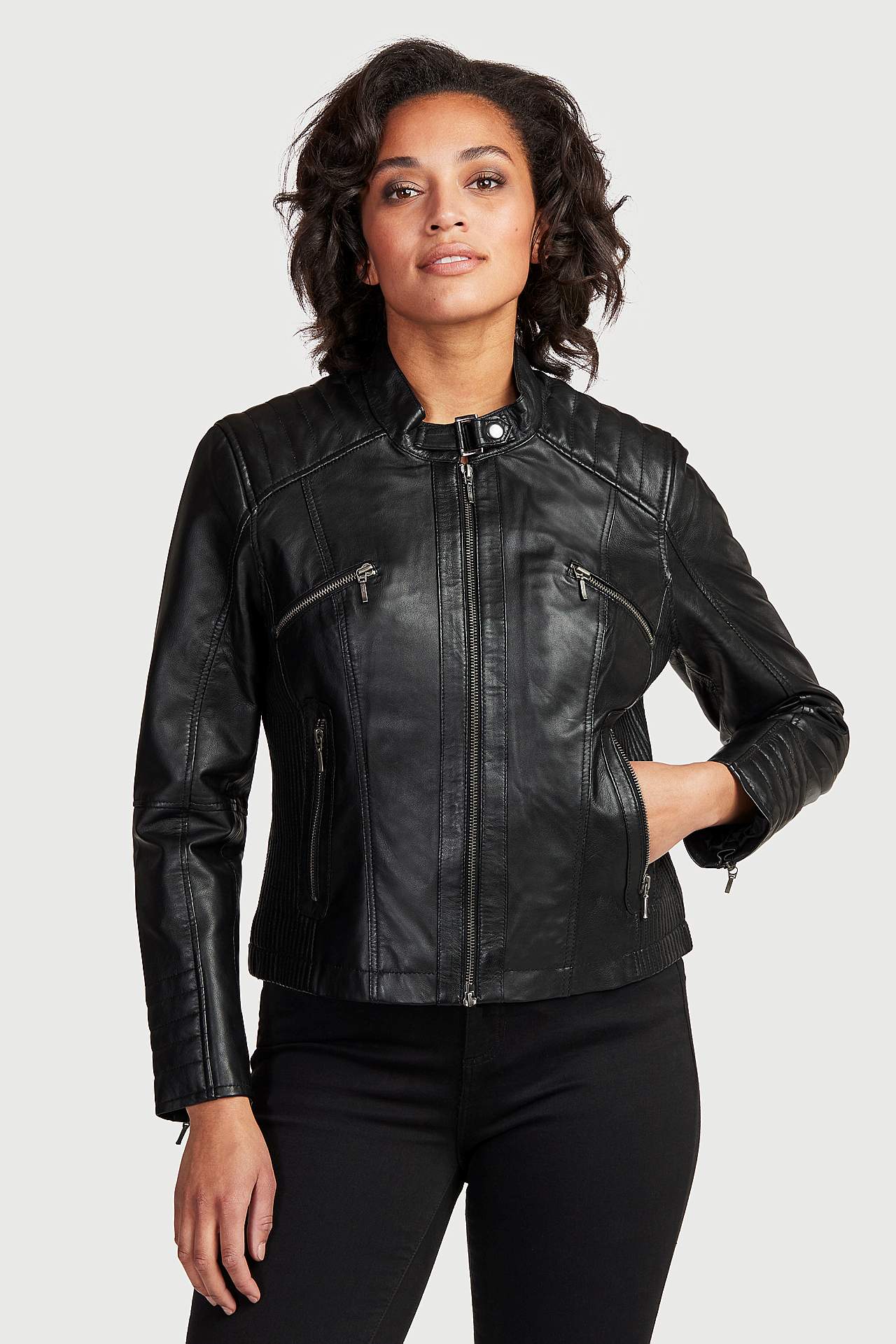 Lederjacke Harley