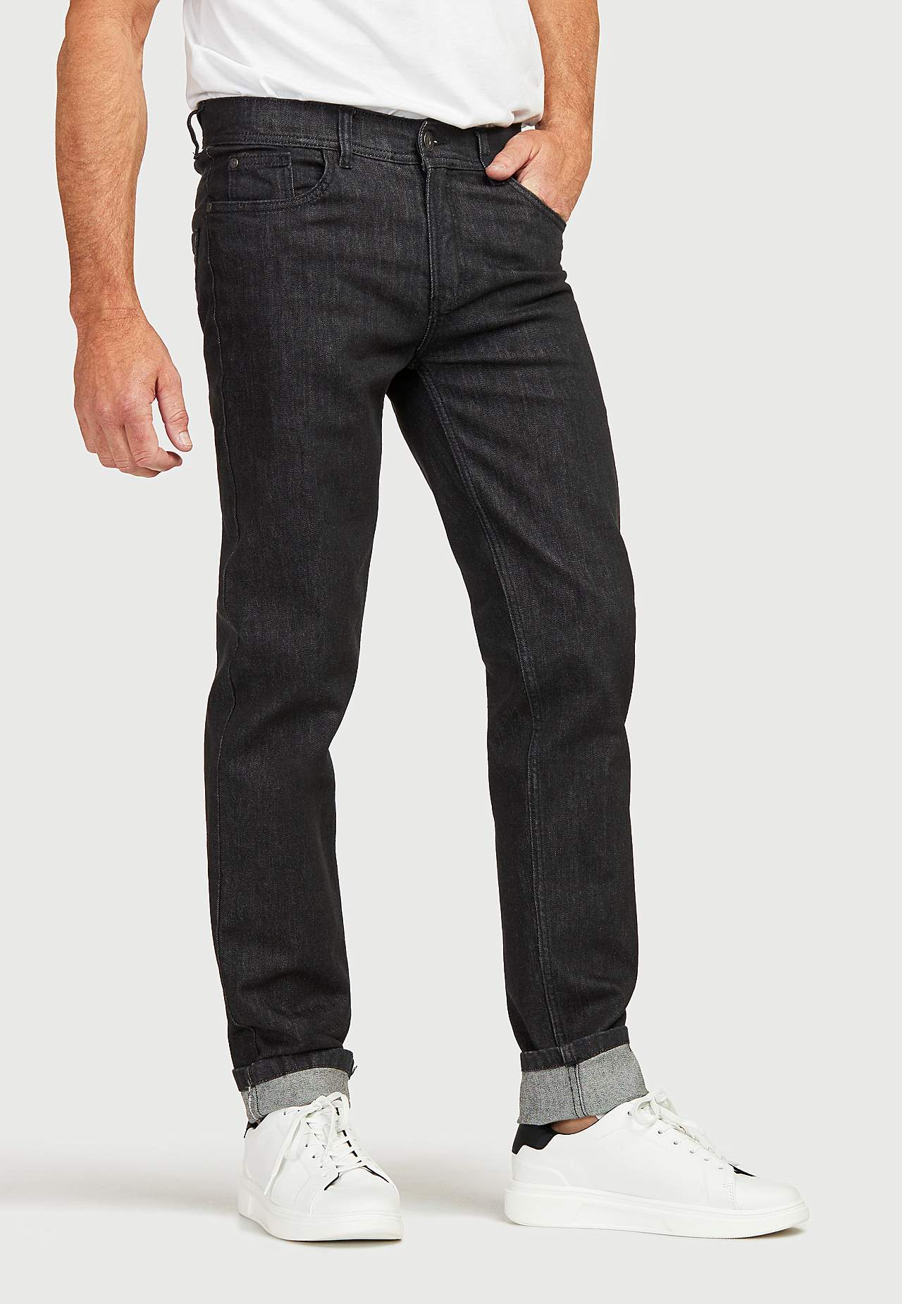 Gerade Jeans mit Stretch