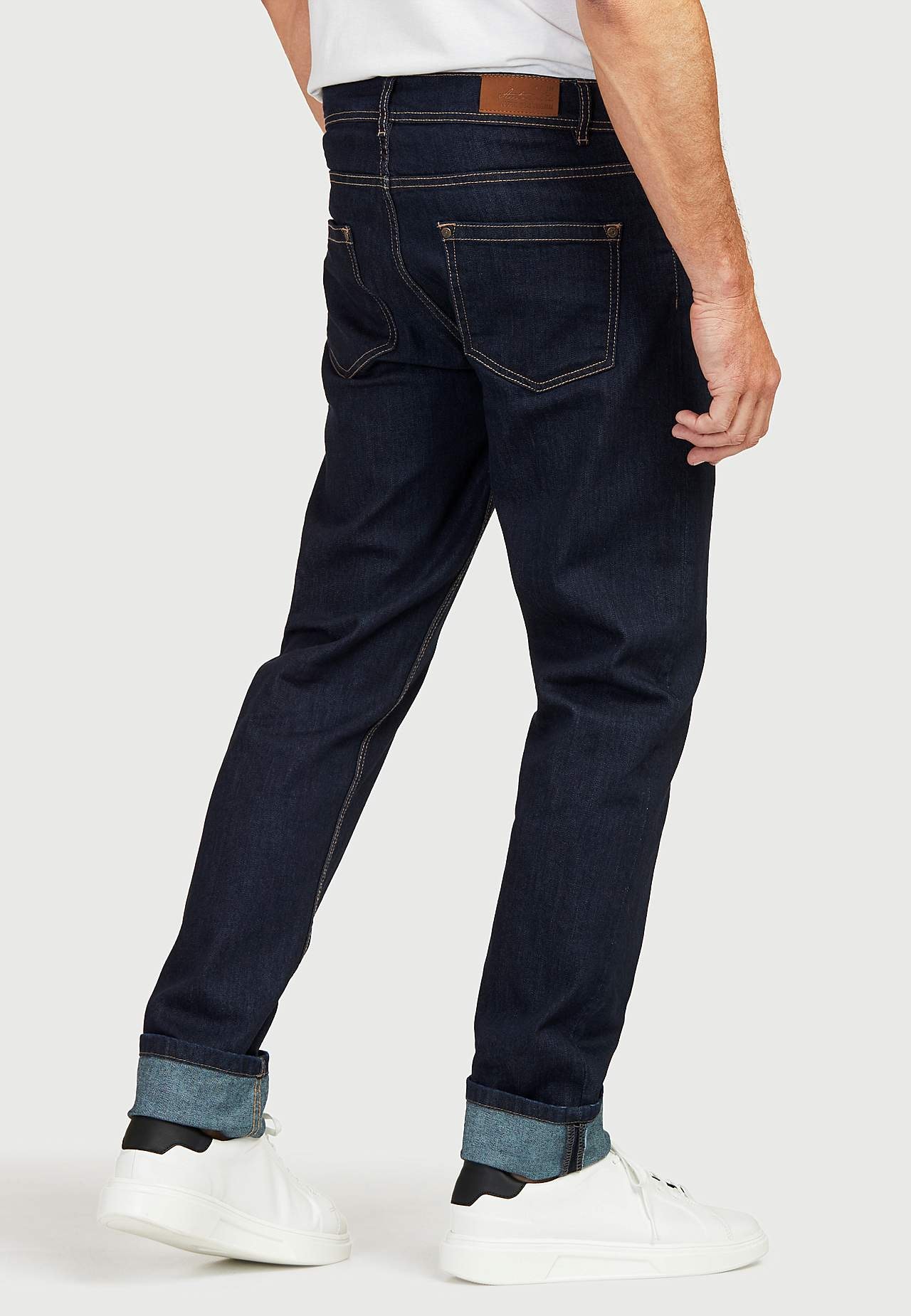 Gerade Jeans mit Stretch