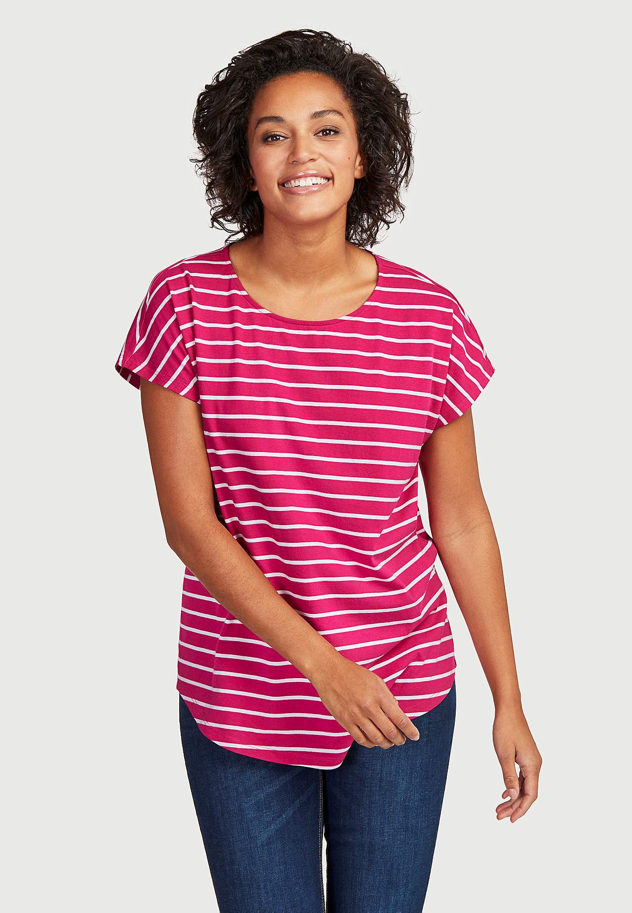 Jersey-Tops mit Flügelärmeln Alma 2er-Pack