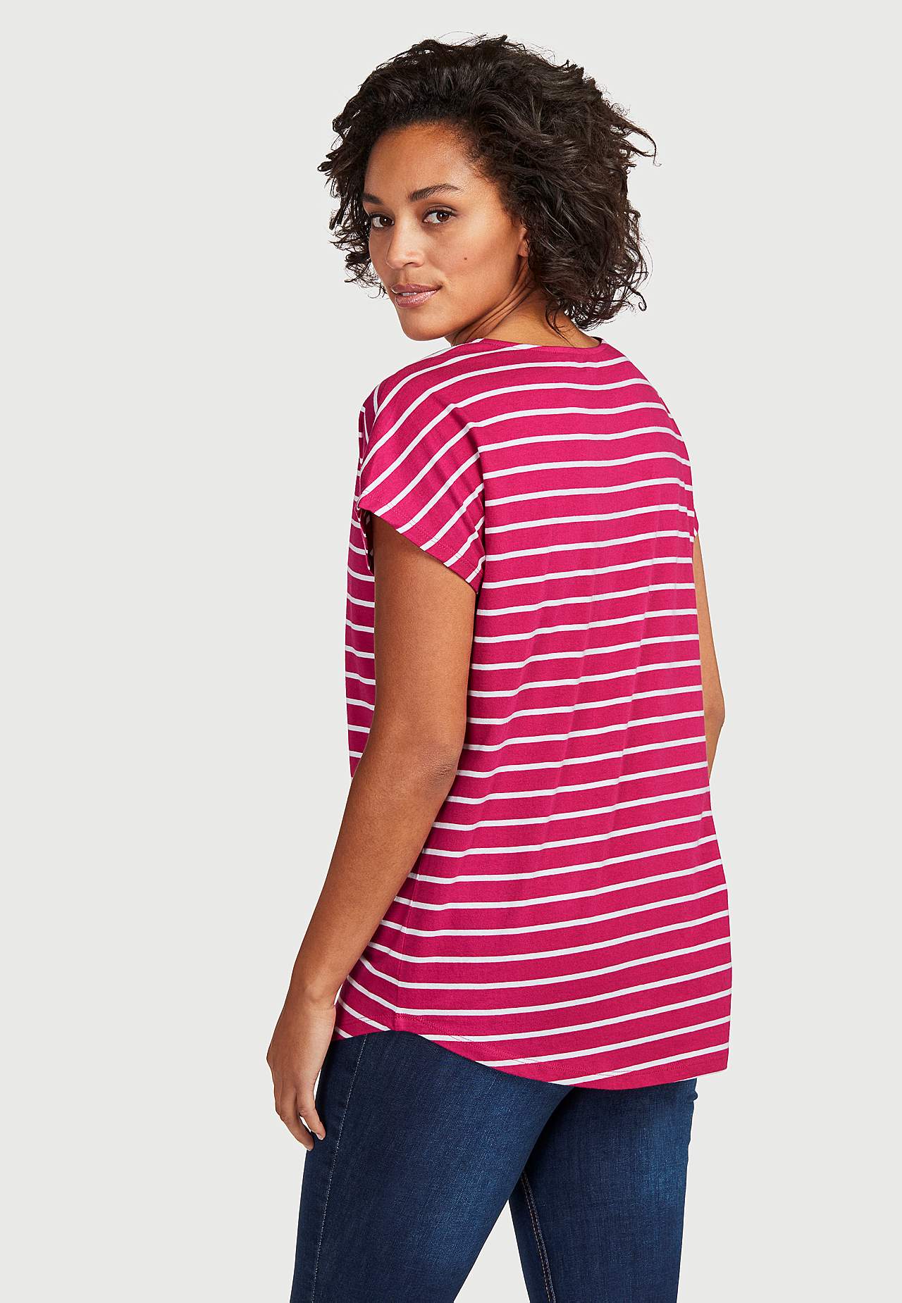 Jersey-Tops mit Flügelärmeln Alma 2er-Pack