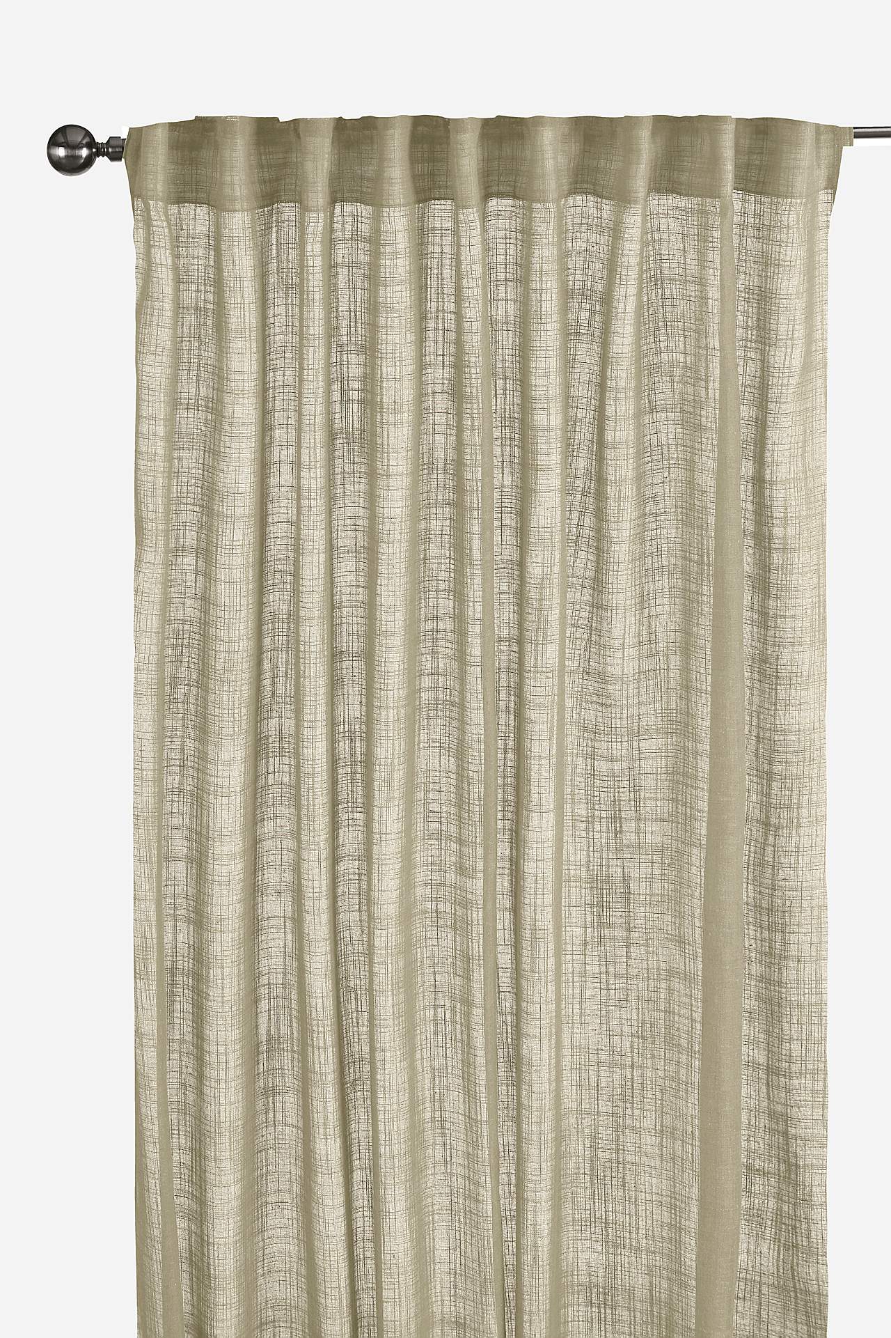 Multiband-Vorhänge mit Leinen-Look Victoria 2er-Pack