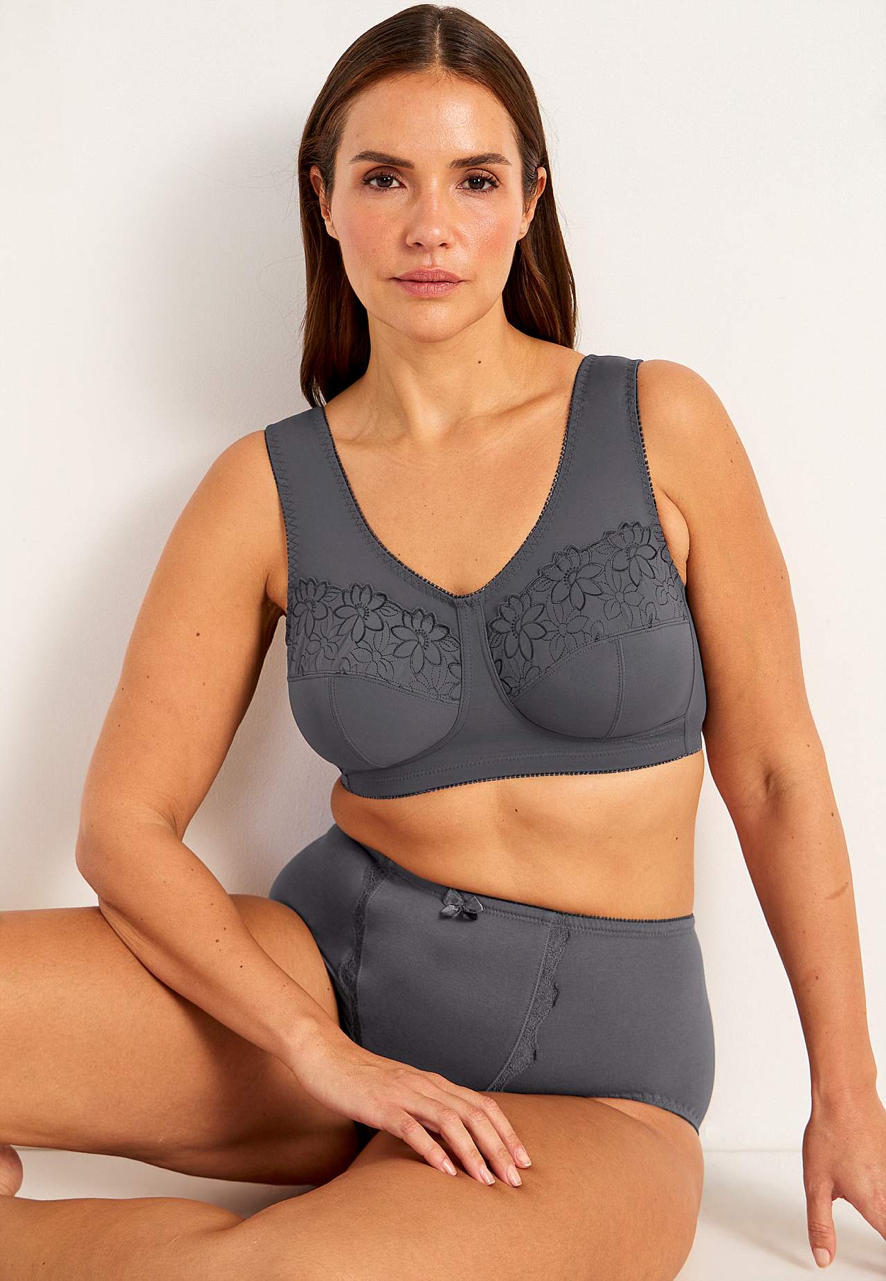 Soft-BH mit Stickerei Lily 2er-Pack