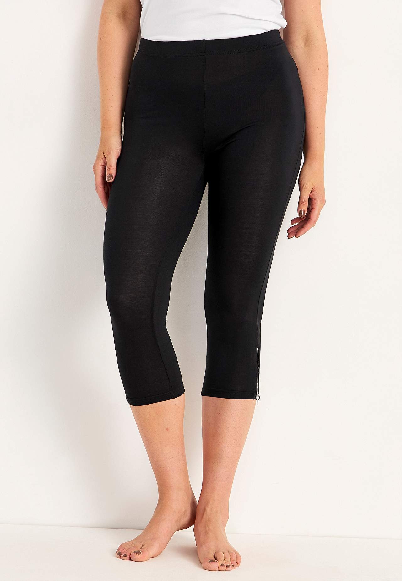 Capri-Leggings mit Reißverschlüssen Moa