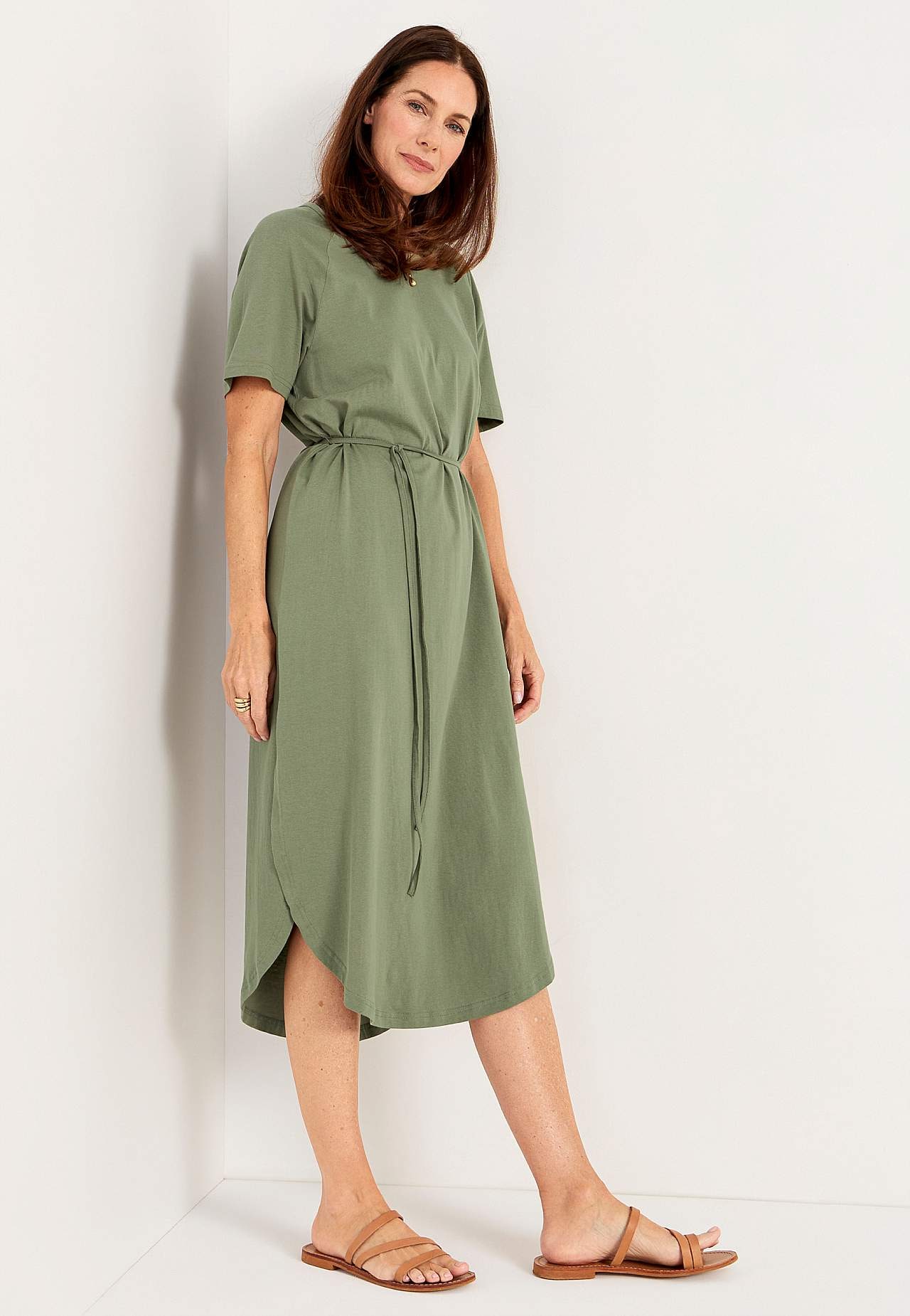 Jerseykleid aus organischer Baumwolle