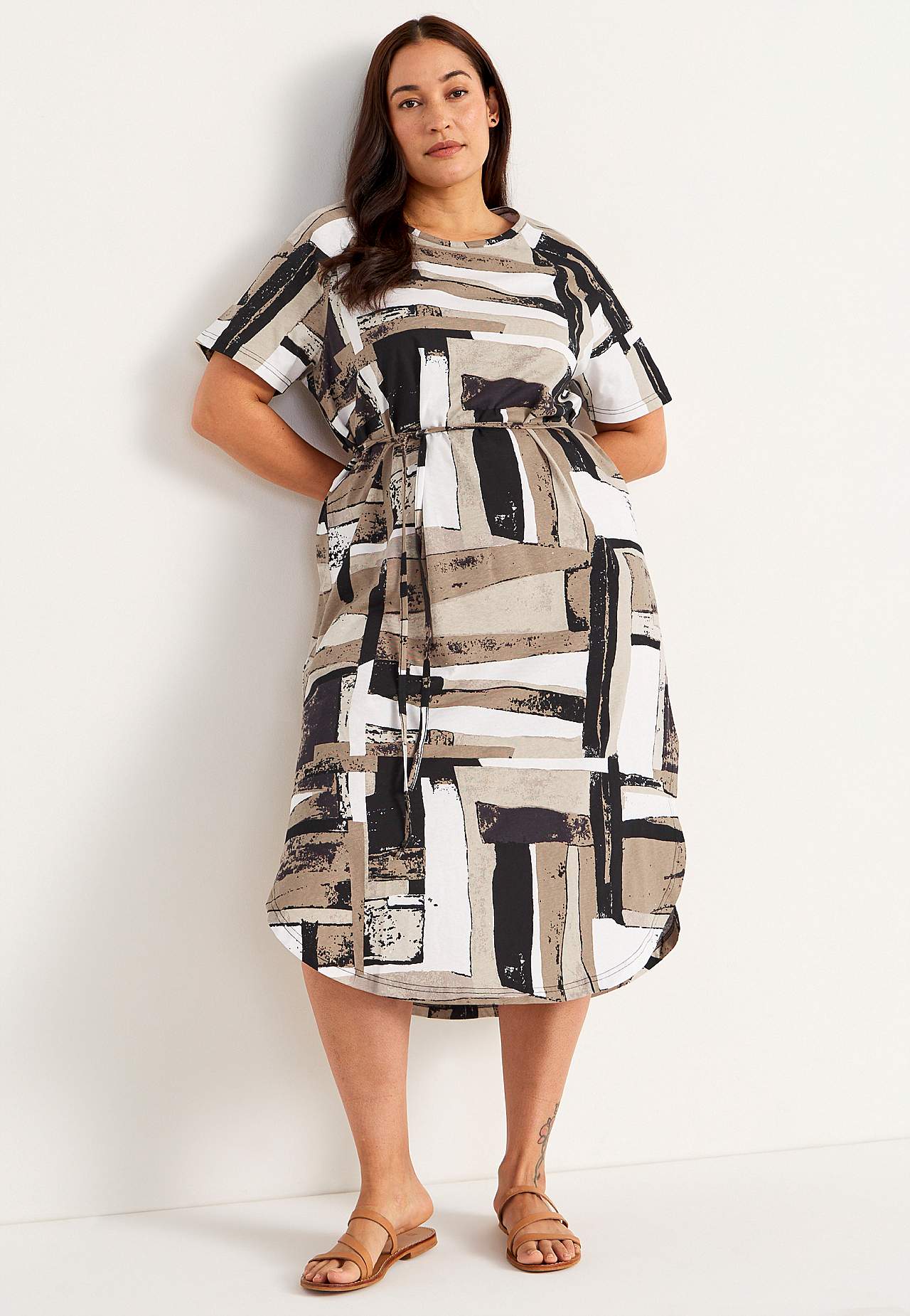 Jerseykleid aus organischer Baumwolle