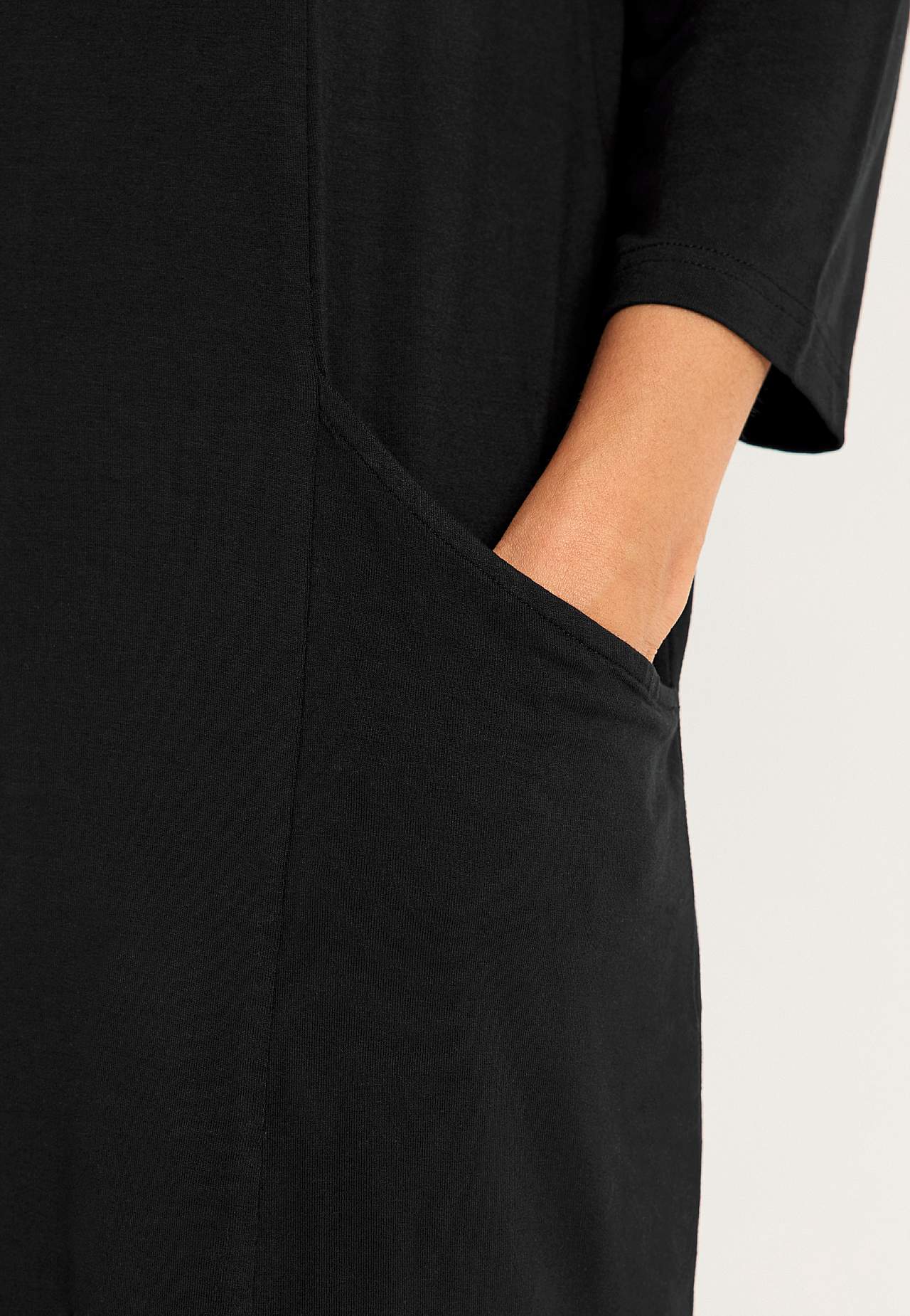 Jersey-Tunika mit Taschen