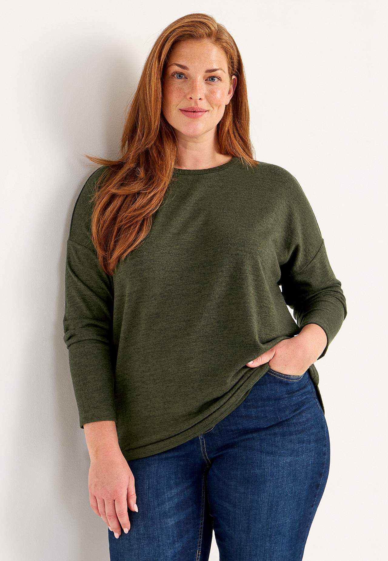Super weiches, langärmliges Jersey-Top