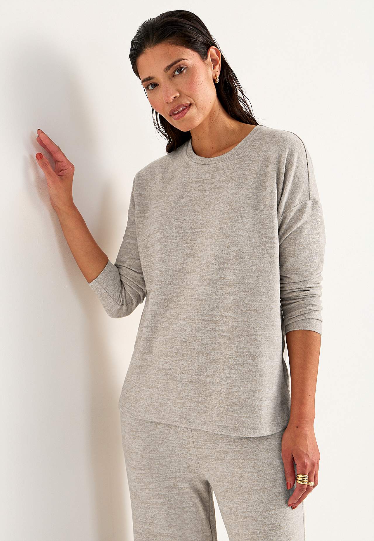 Super weiches, langärmliges Jersey-Top