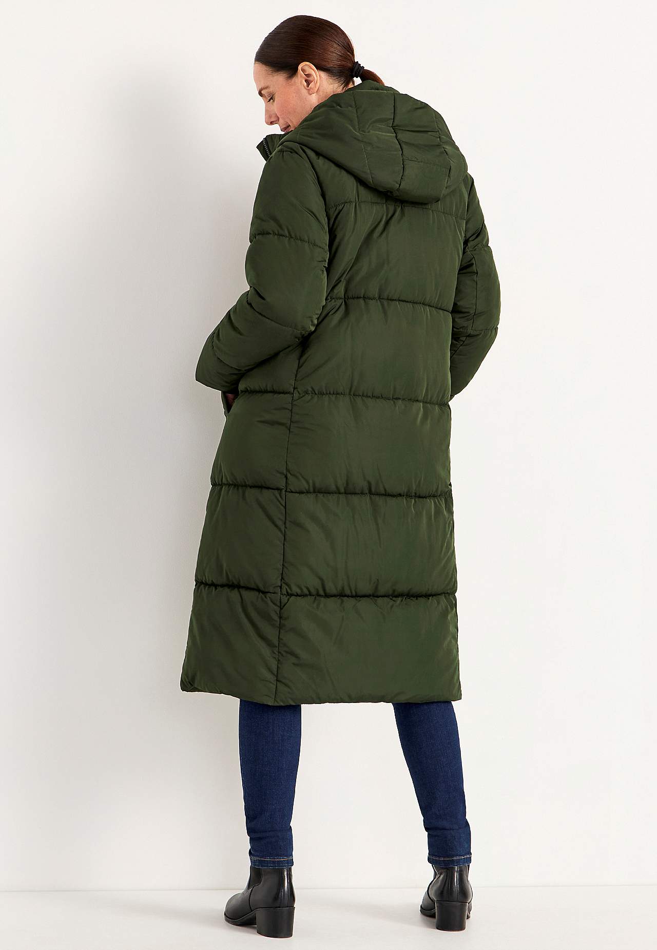 Lange Winterjacke