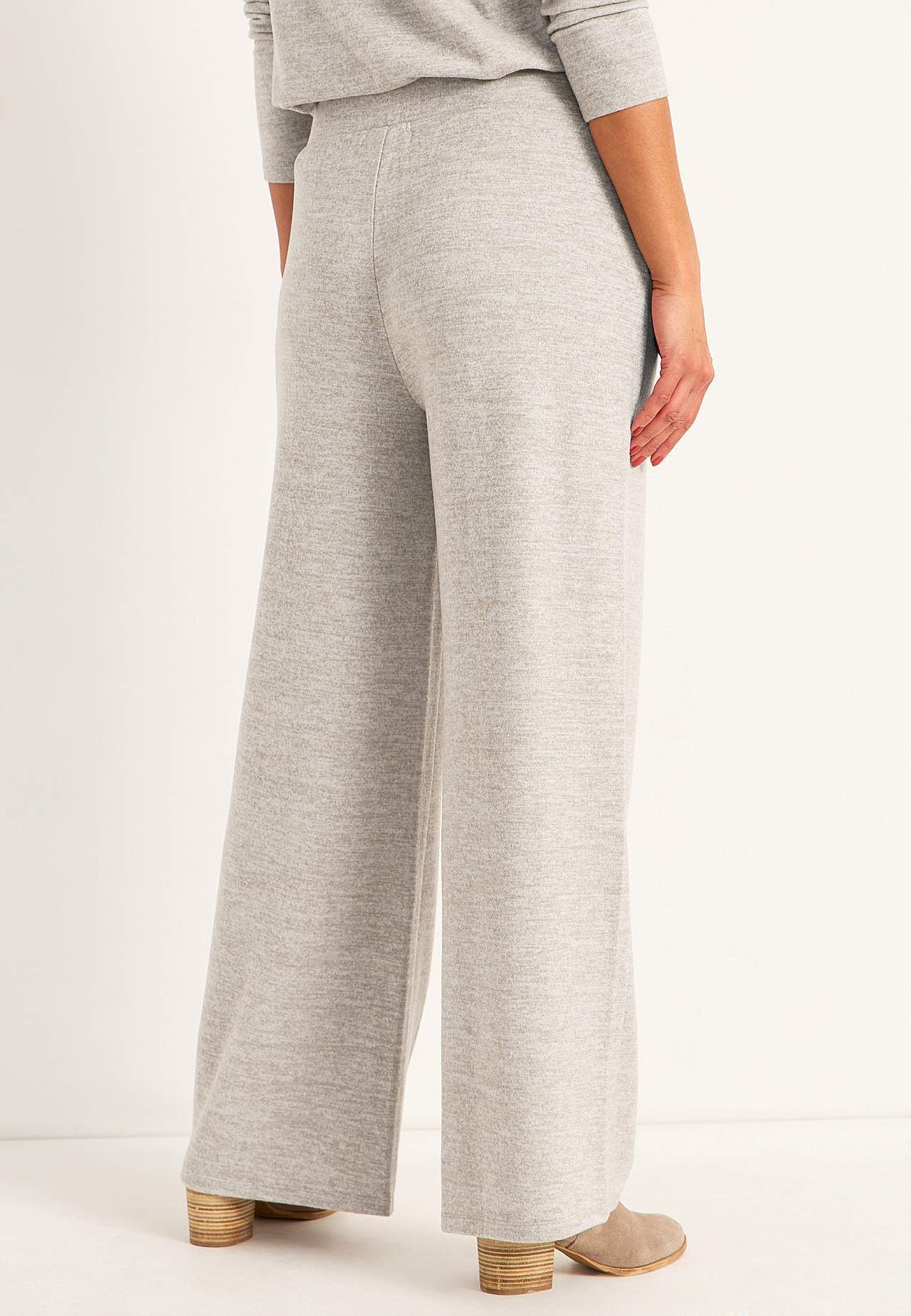 Breite Jerseyhose mit Taschen