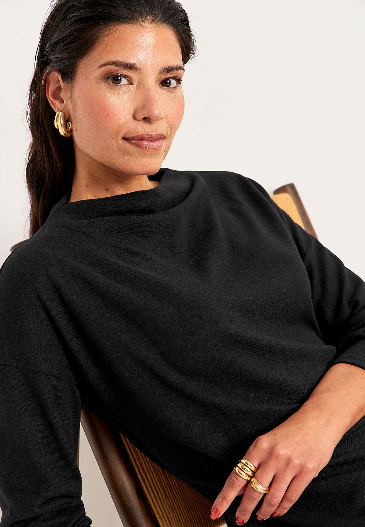 Jerseykleid mit Gürtel zum selberbinden