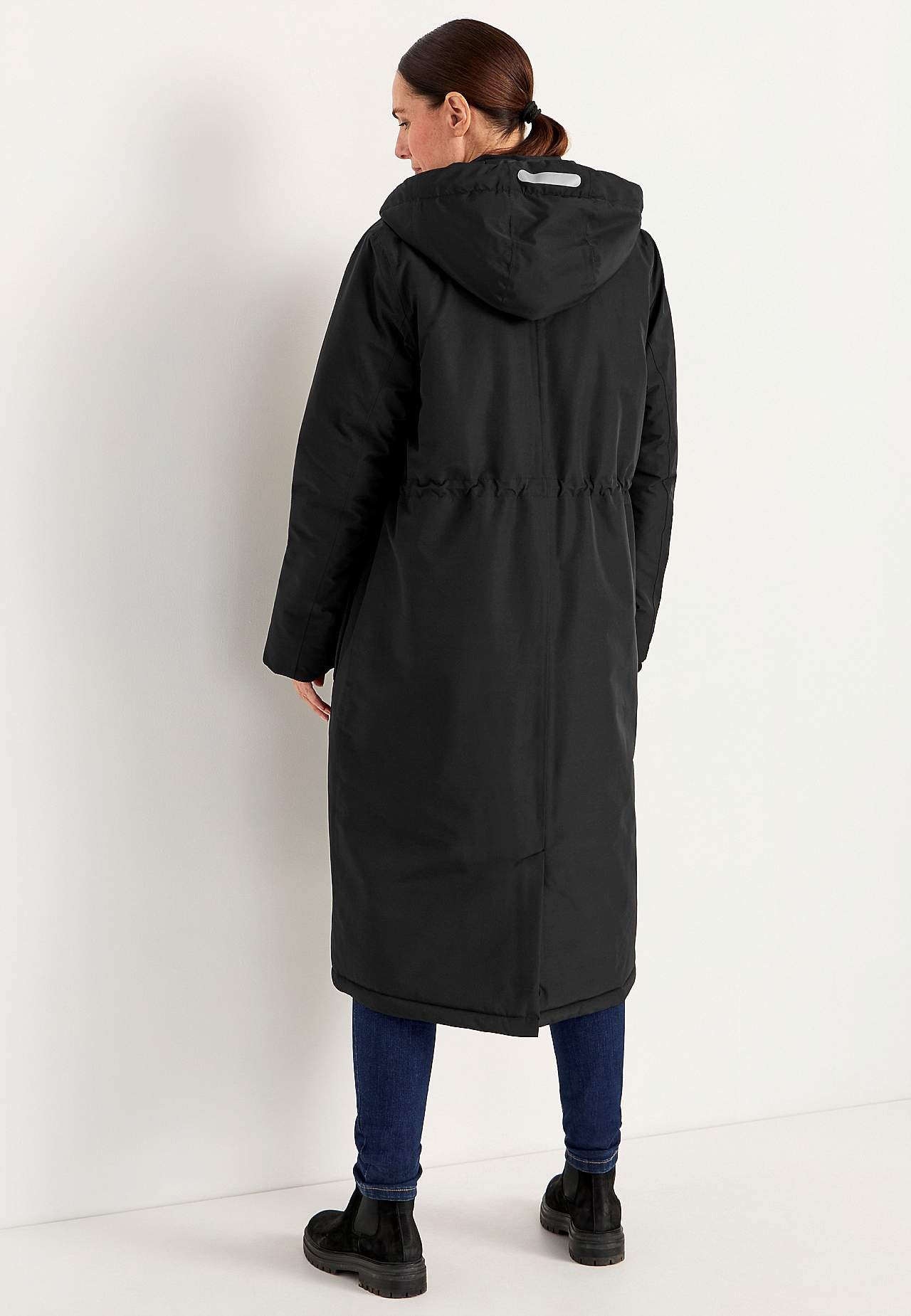 Funktionaler, warm gefütterter, langer Parka