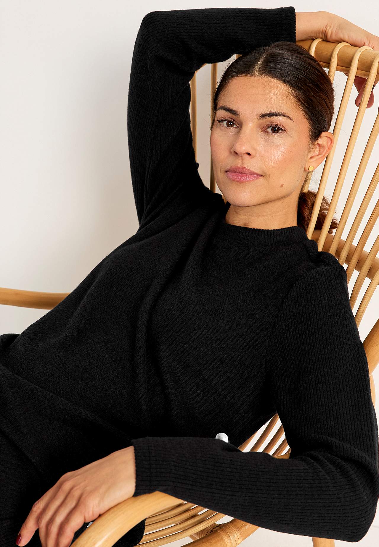 Super weicher Pullover mit Knöpfen