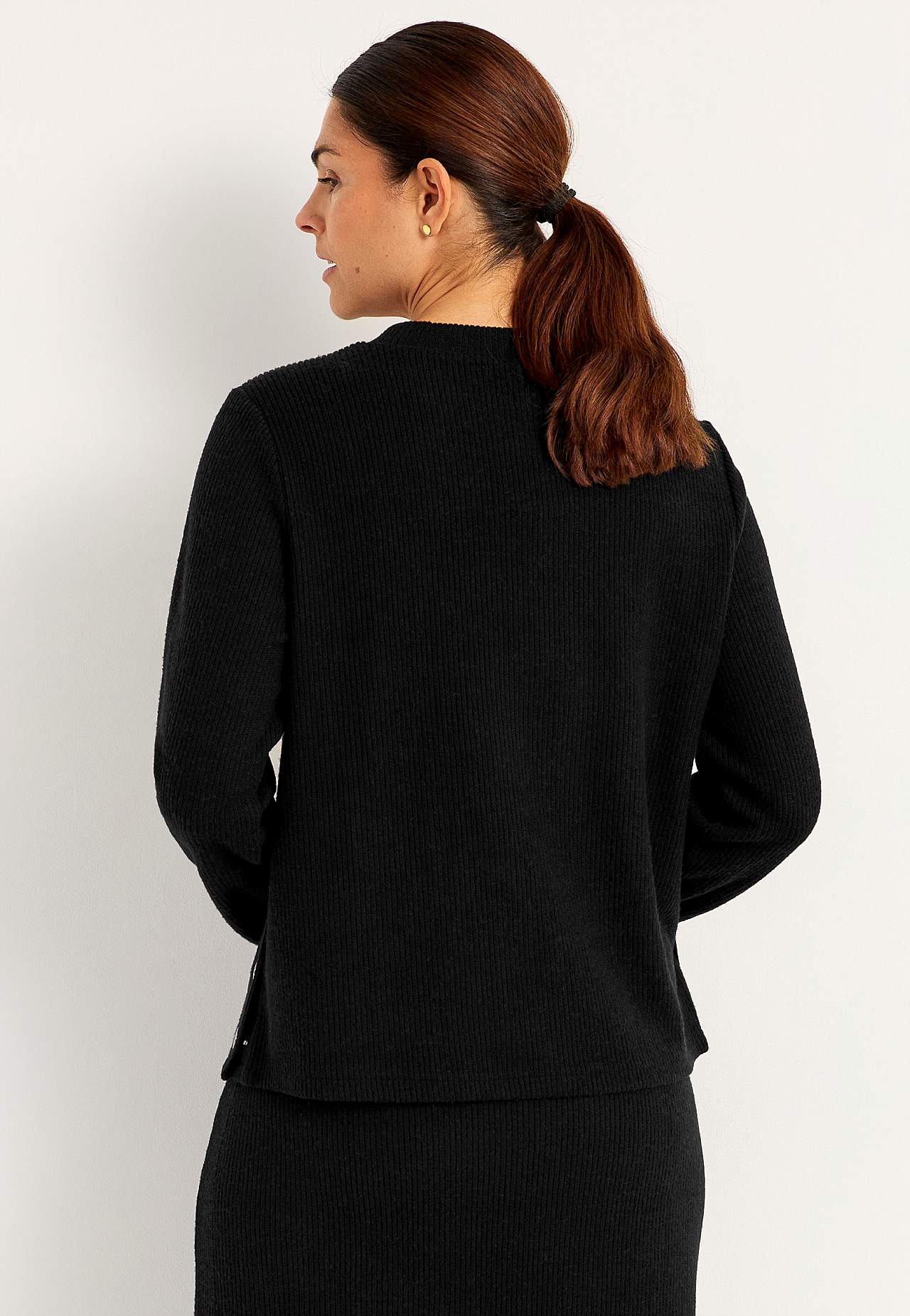 Super weicher Pullover mit Knöpfen