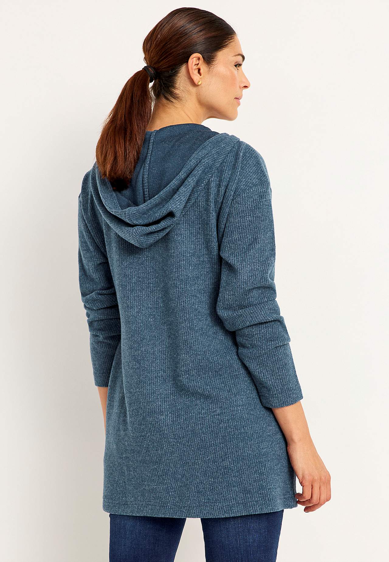 Super weicher langer Cardigan mit Taschen