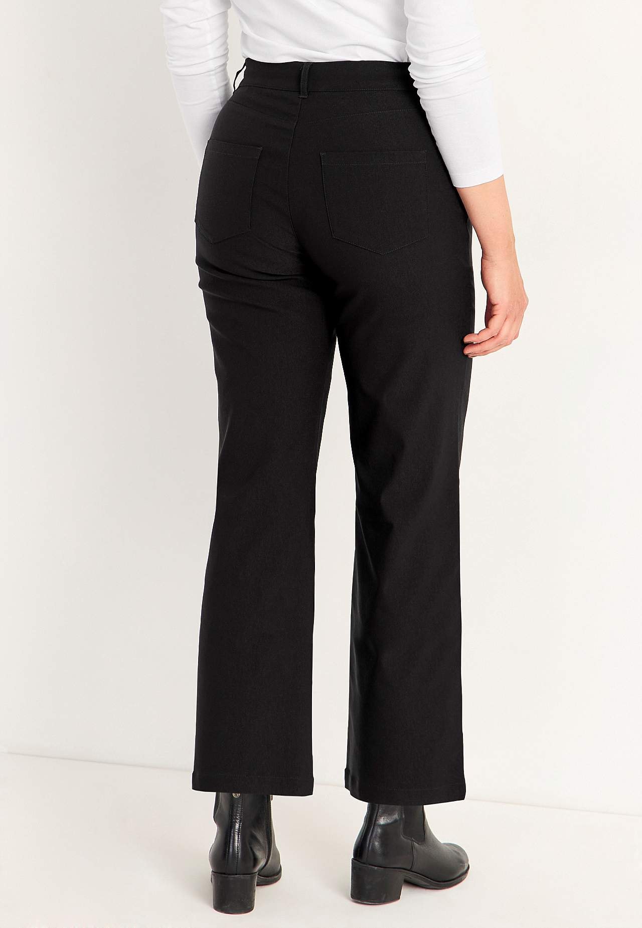 Breite Knöchelhose aus Bengalin