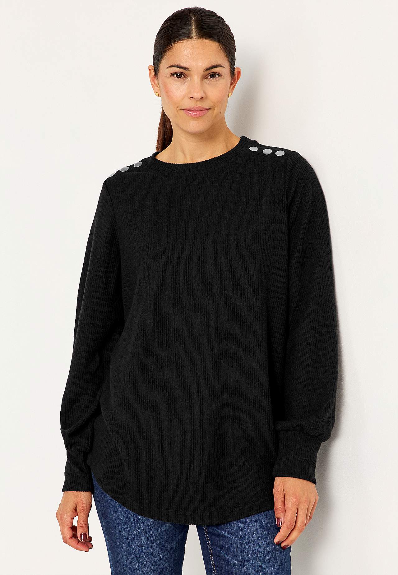 Gestrickter, weicher Pullover