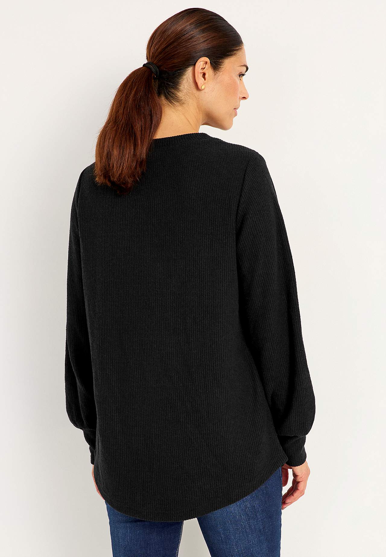 Gestrickter, weicher Pullover