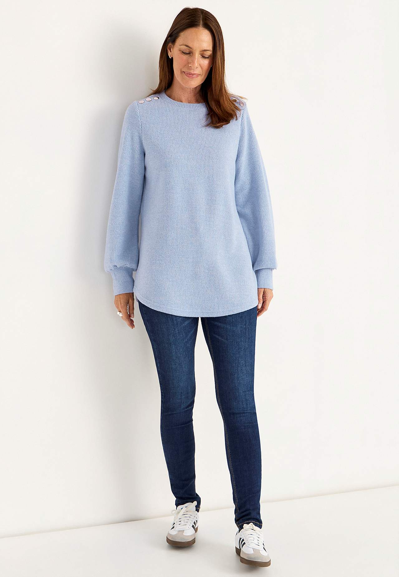 Gestrickter, weicher Pullover