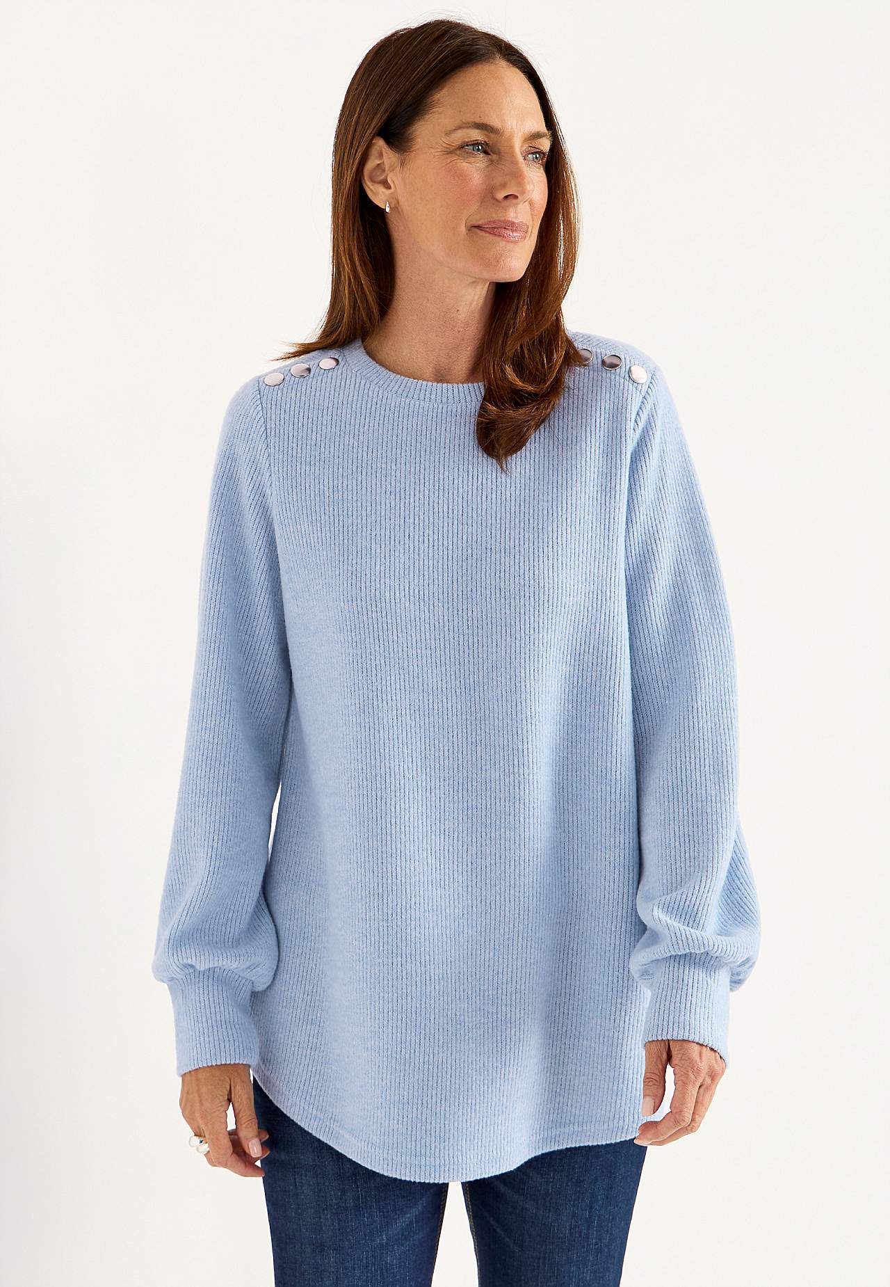 Gestrickter, weicher Pullover