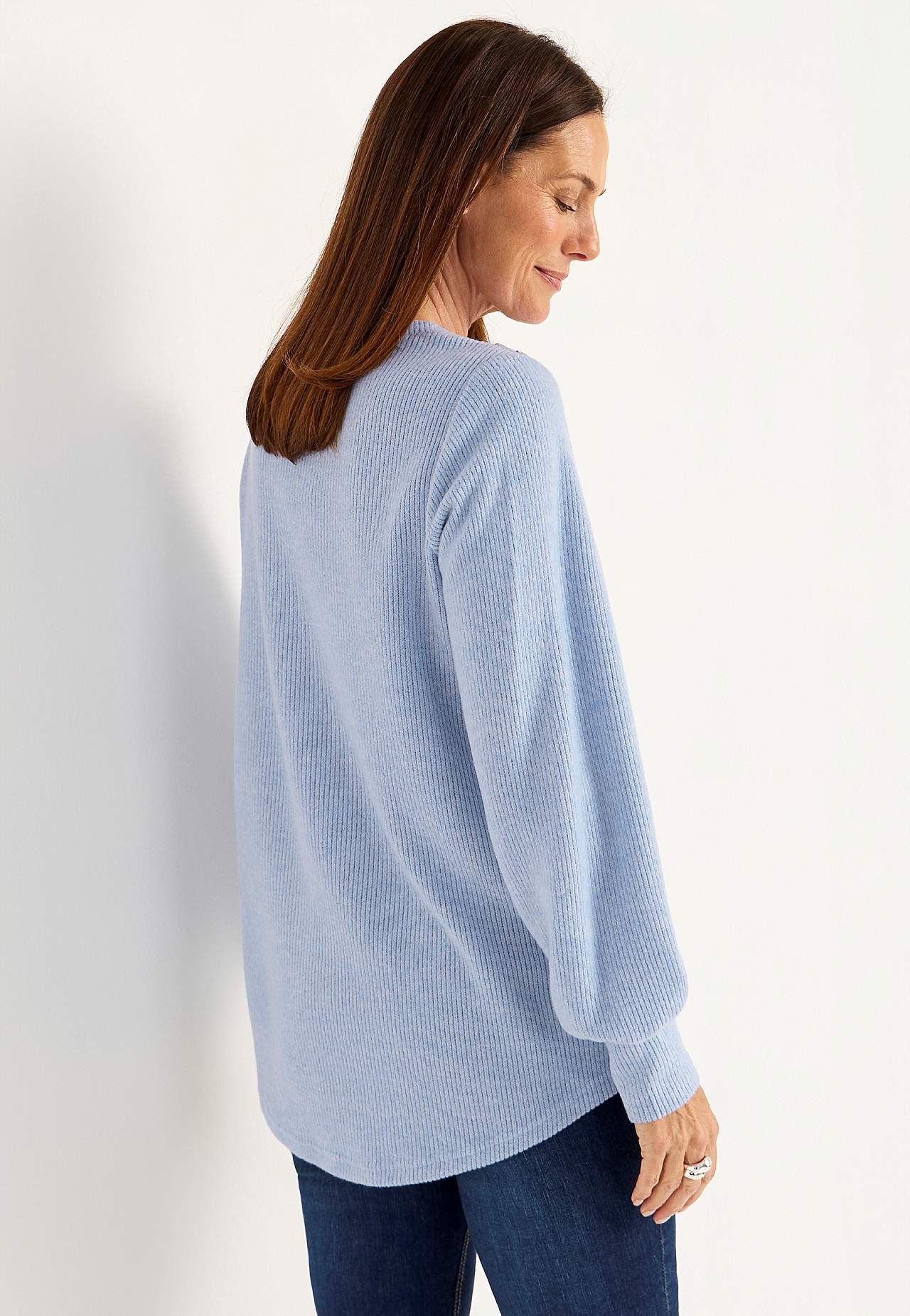 Gestrickter, weicher Pullover