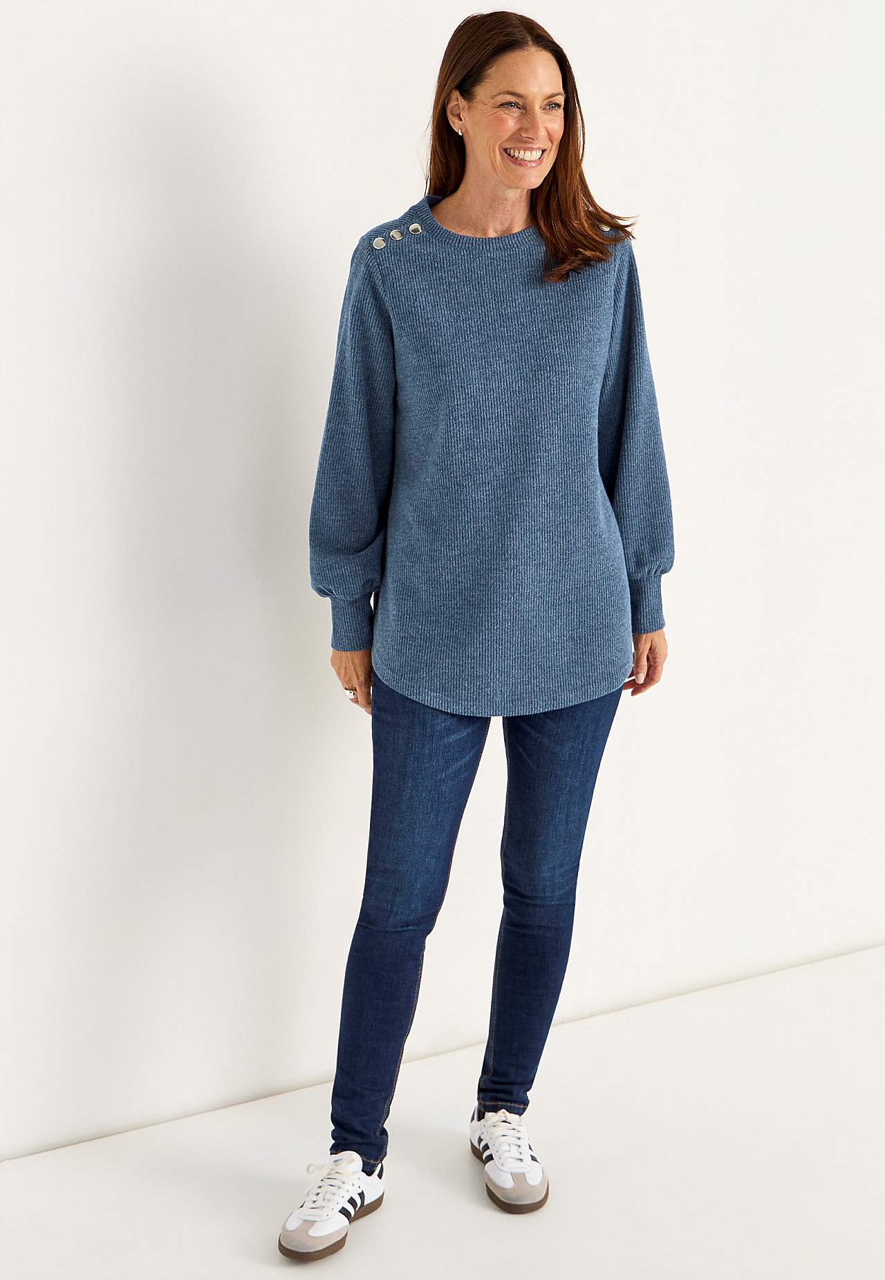 Gestrickter, weicher Pullover