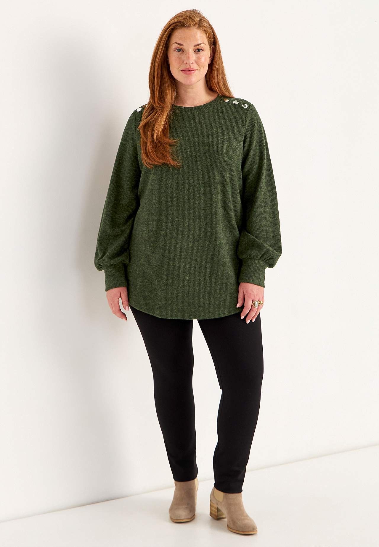Gestrickter, weicher Pullover