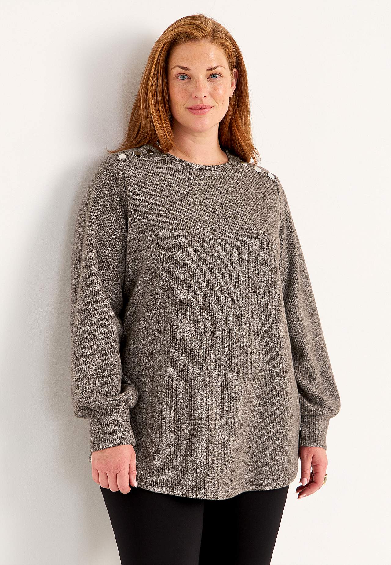 Gestrickter, weicher Pullover