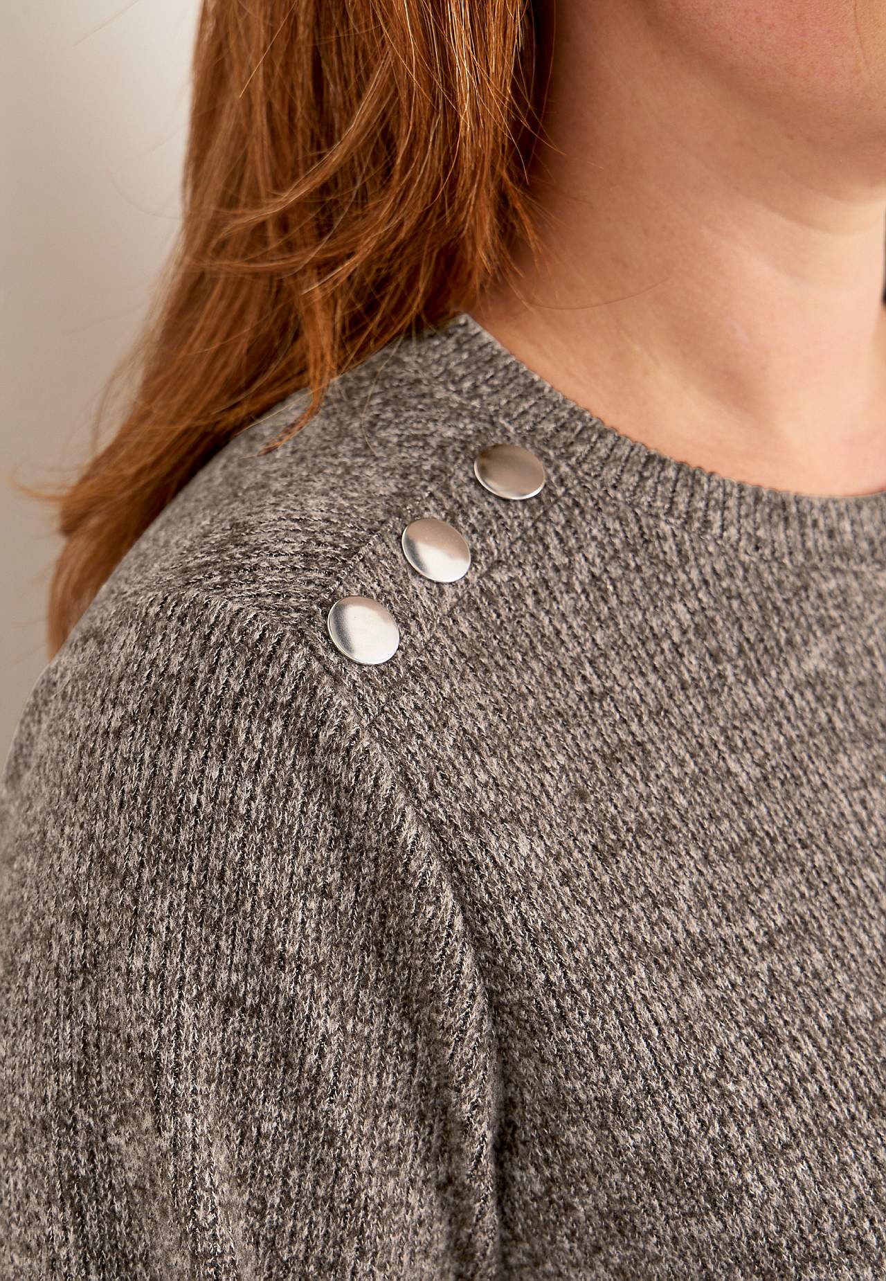 Gestrickter, weicher Pullover
