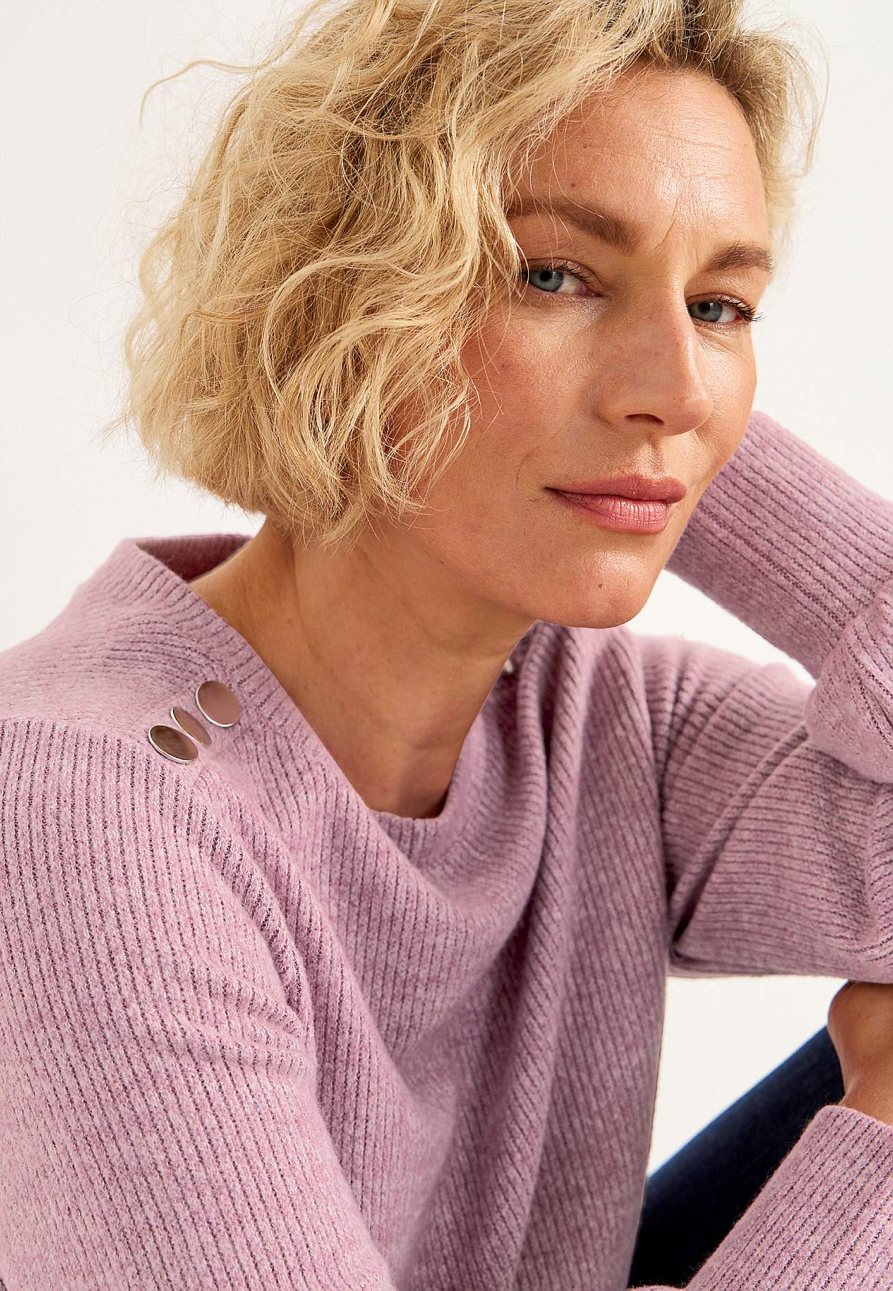 Gestrickter, weicher Pullover